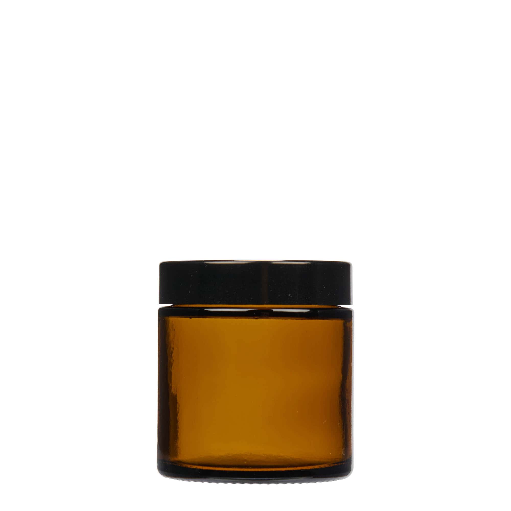 120 ml kozarec 'Brown Line', steklo, rjavo, odprtina: navojni pokrov