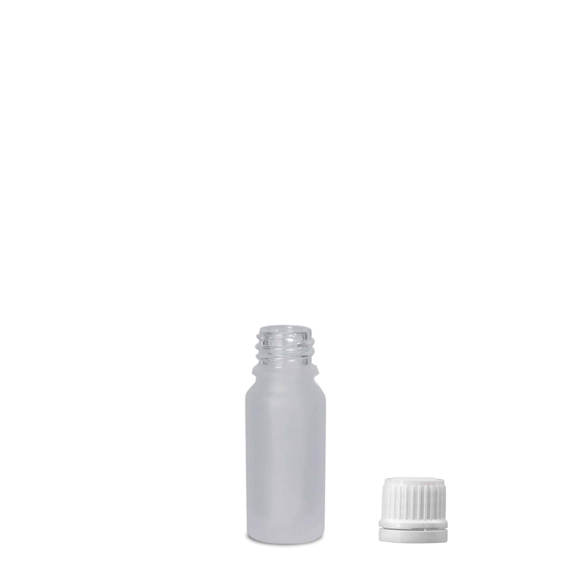 10 ml medicinska steklenička, steklo, matirano, odprtina: DIN 18