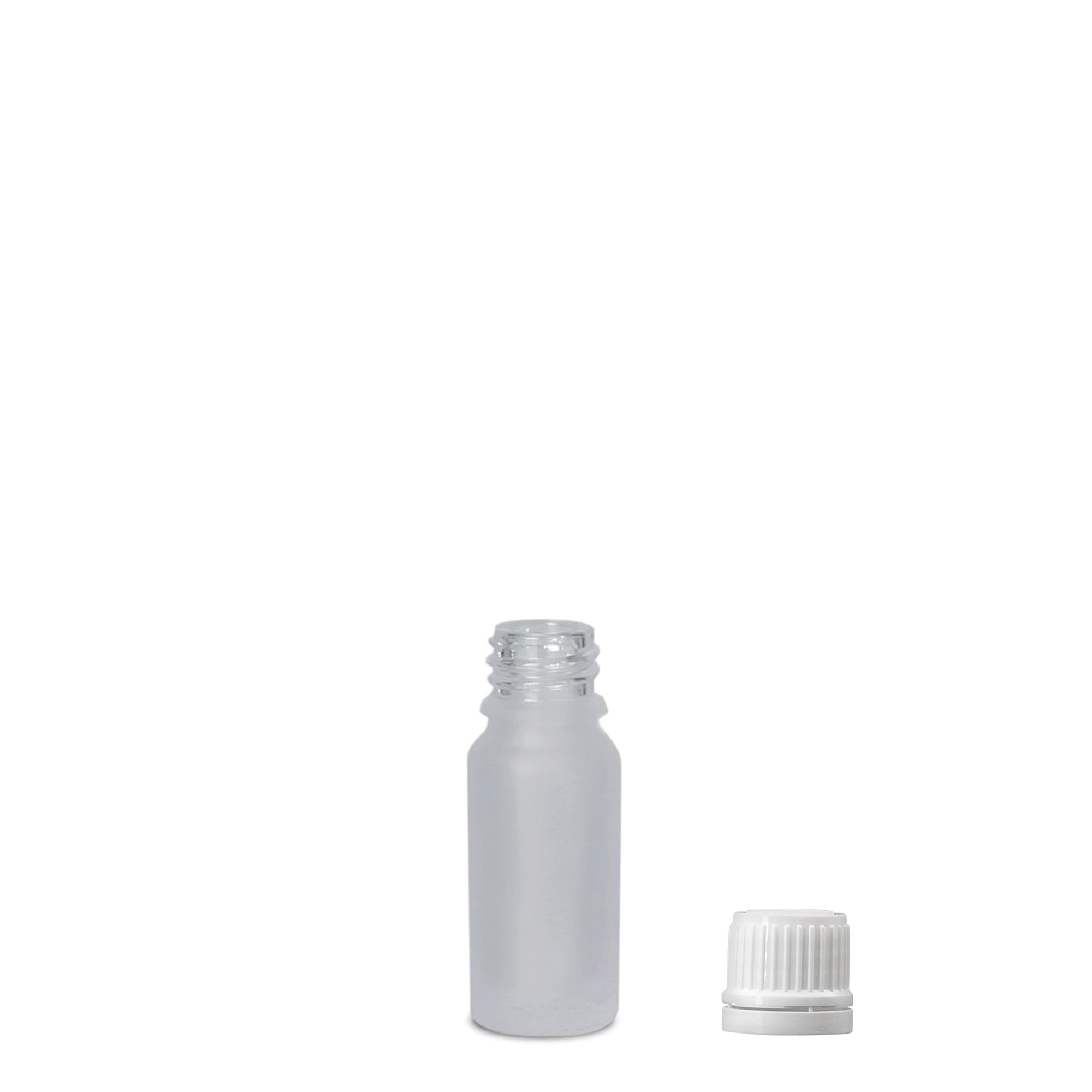 10 ml medicinska steklenička, steklo, matirano, odprtina: DIN 18