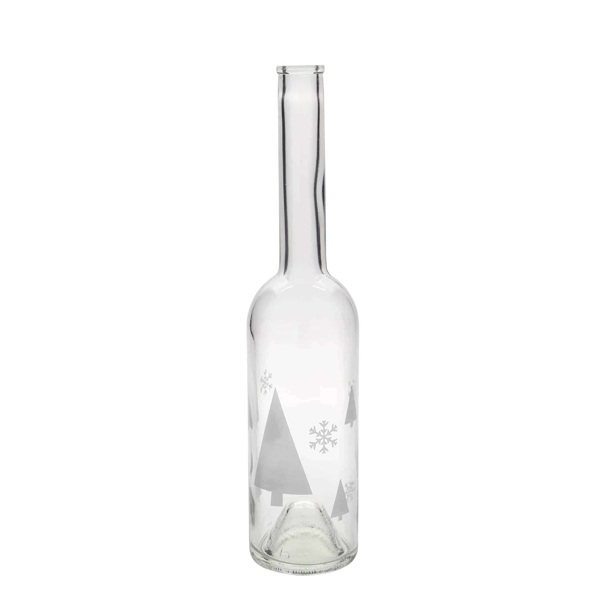 500 ml steklenica 'Opera', motiv: snežinke, odprtina: pluta