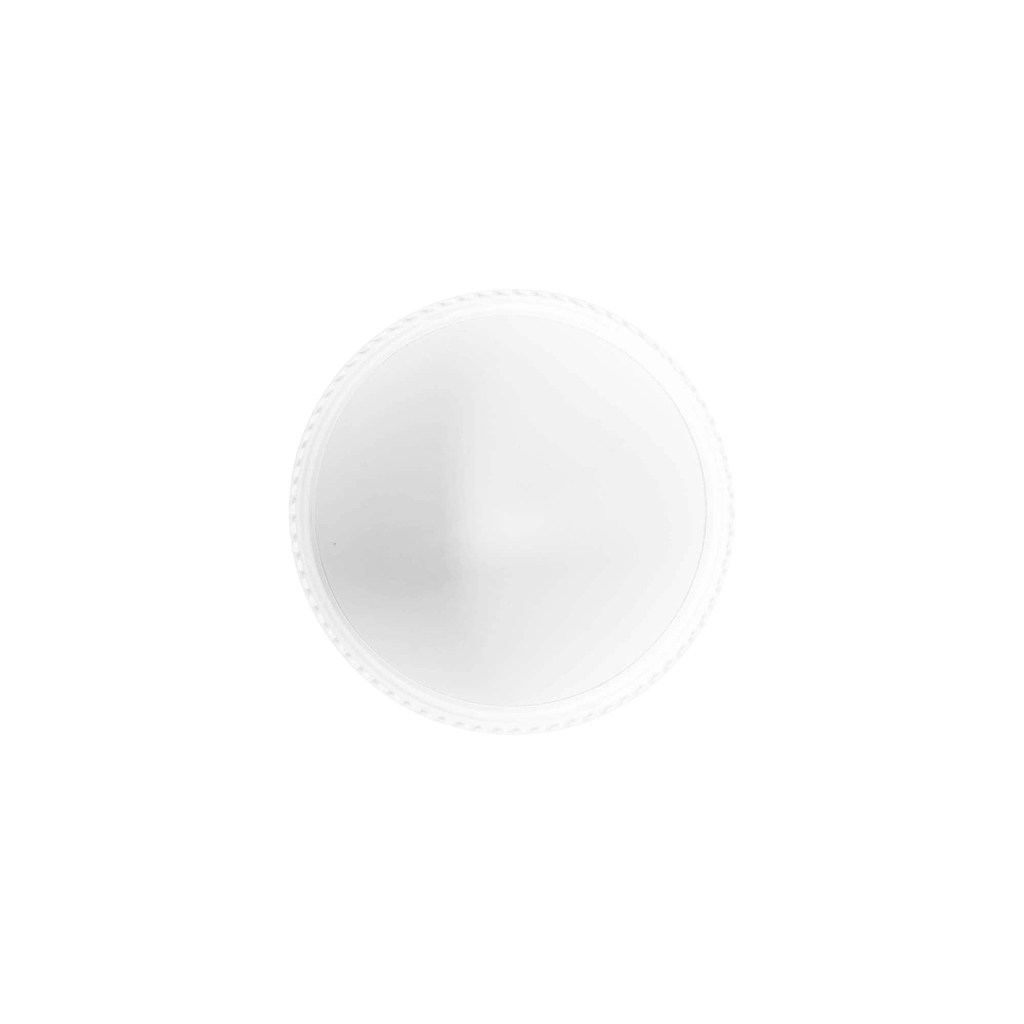 Zavitni pokrov za 100 ml 'Antonella', PP-plastika, bel