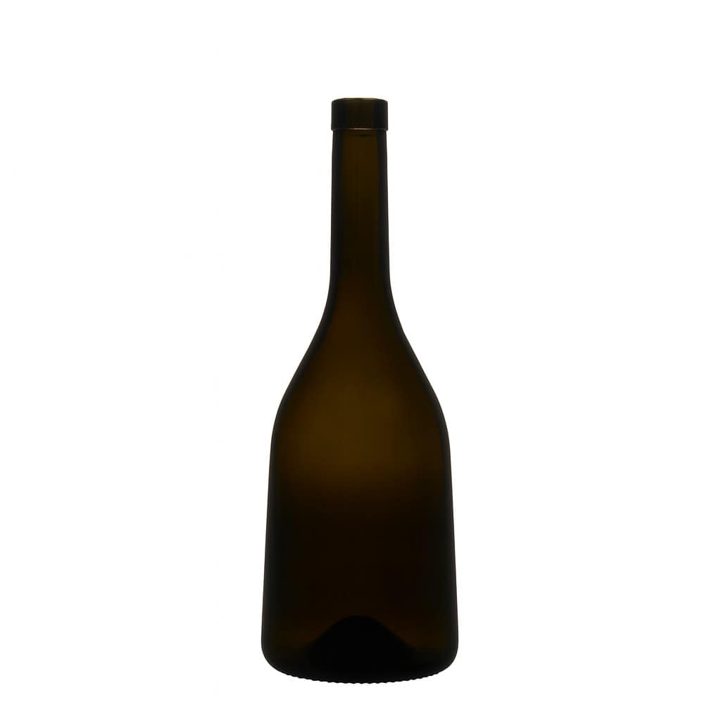 750 ml steklenica 'Rustica', starinsko zelena, odprtina: plutovina