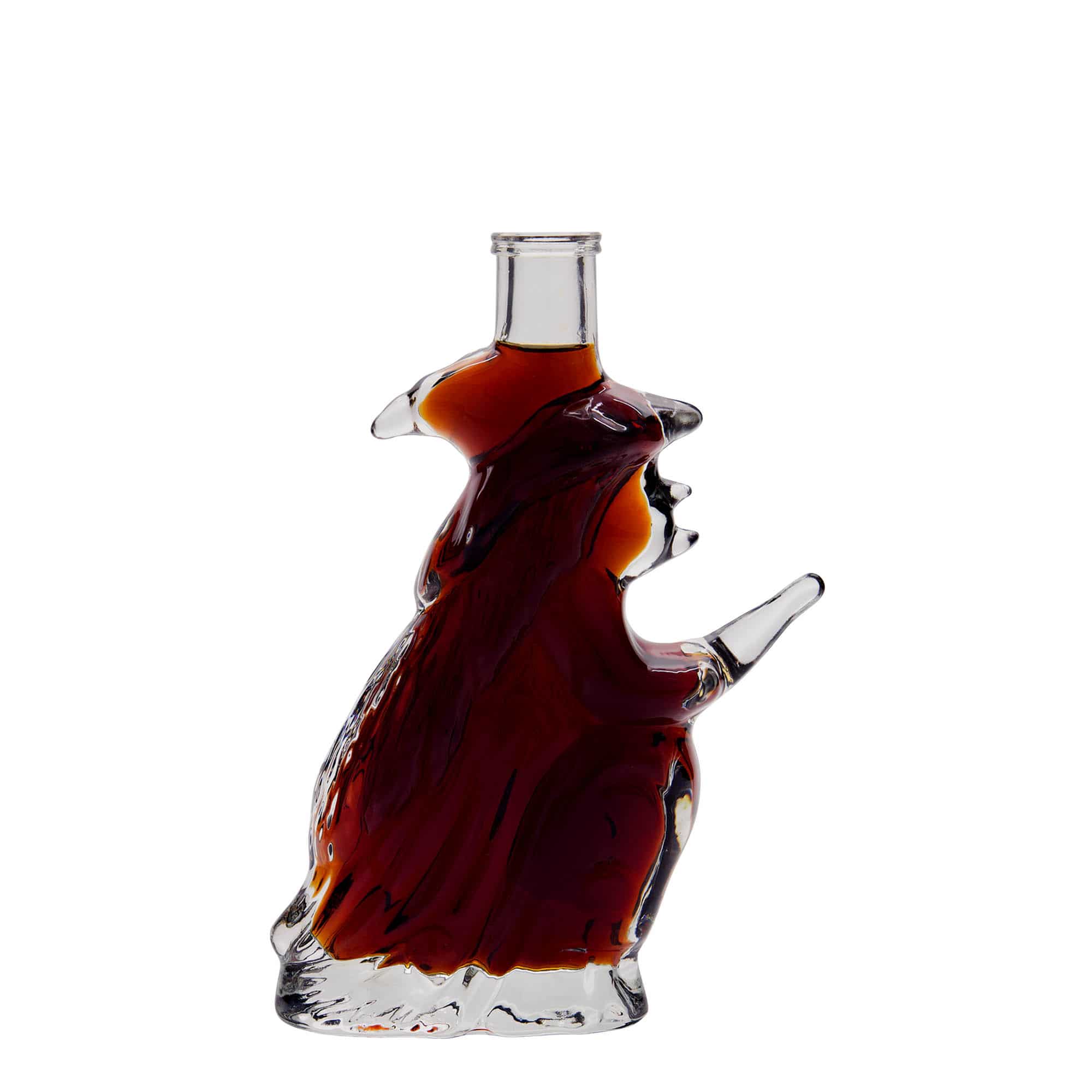 200 ml steklena steklenica »Čarovnica«, ustje: pluta