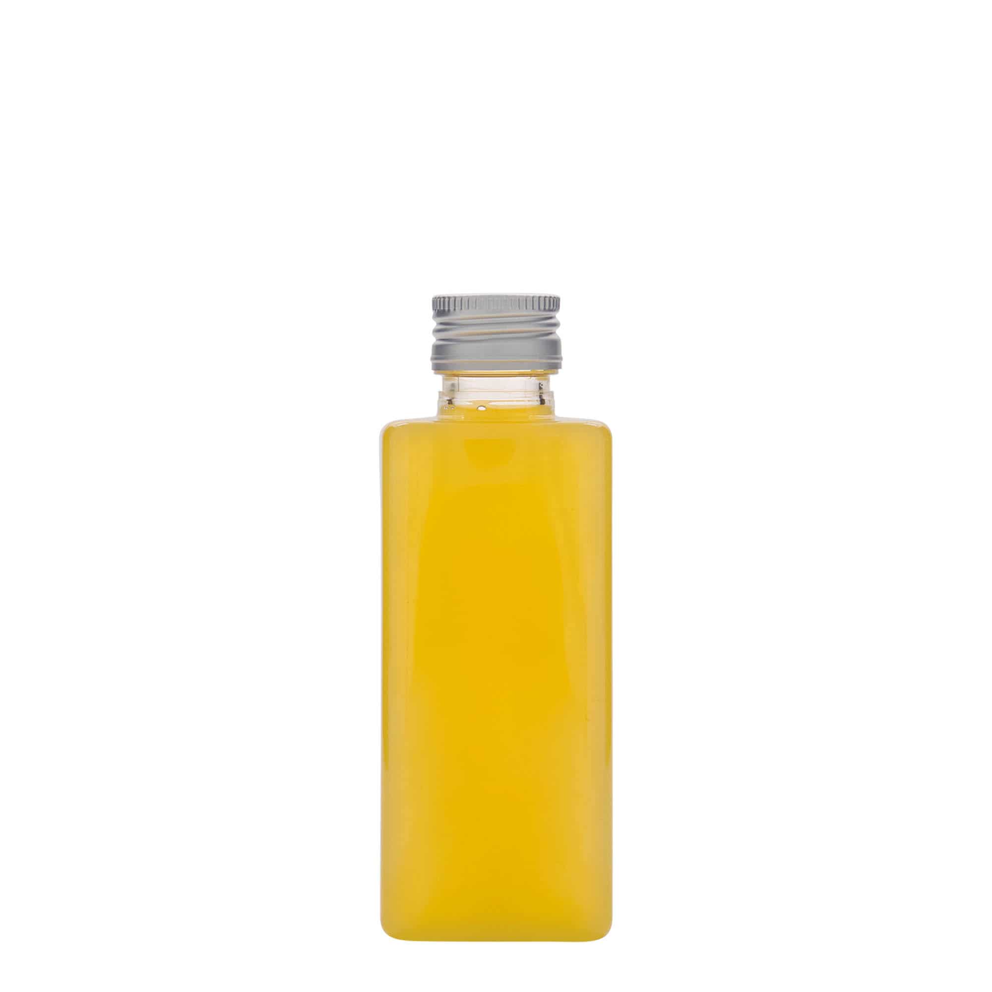 250 ml PET-flaska 'Karl', kvadratna, plastika, odprtina: PP 28
