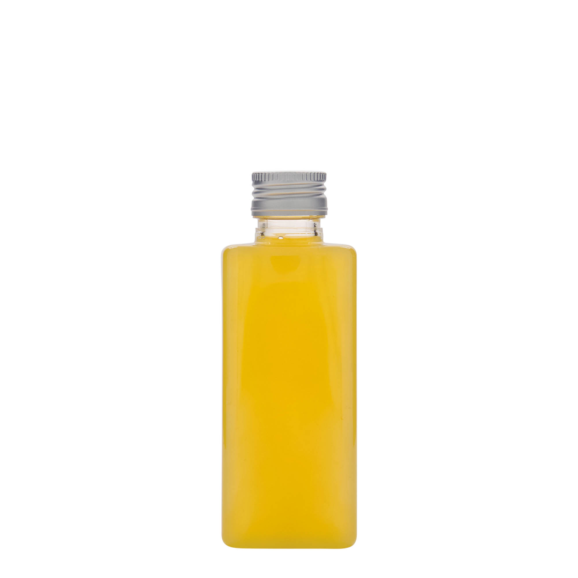 250 ml PET-flaska 'Karl', kvadratna, plastika, odprtina: PP 28