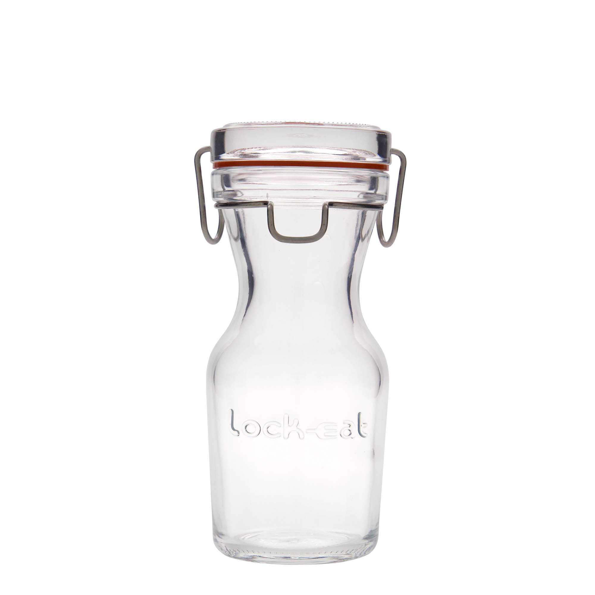 250 ml steklena karafa 'Lock-Eat', odprtina: zapirala z žično sponko 250 ml steklena karafa 'Lock-Eat', odprtina: zapirala z žično sponko