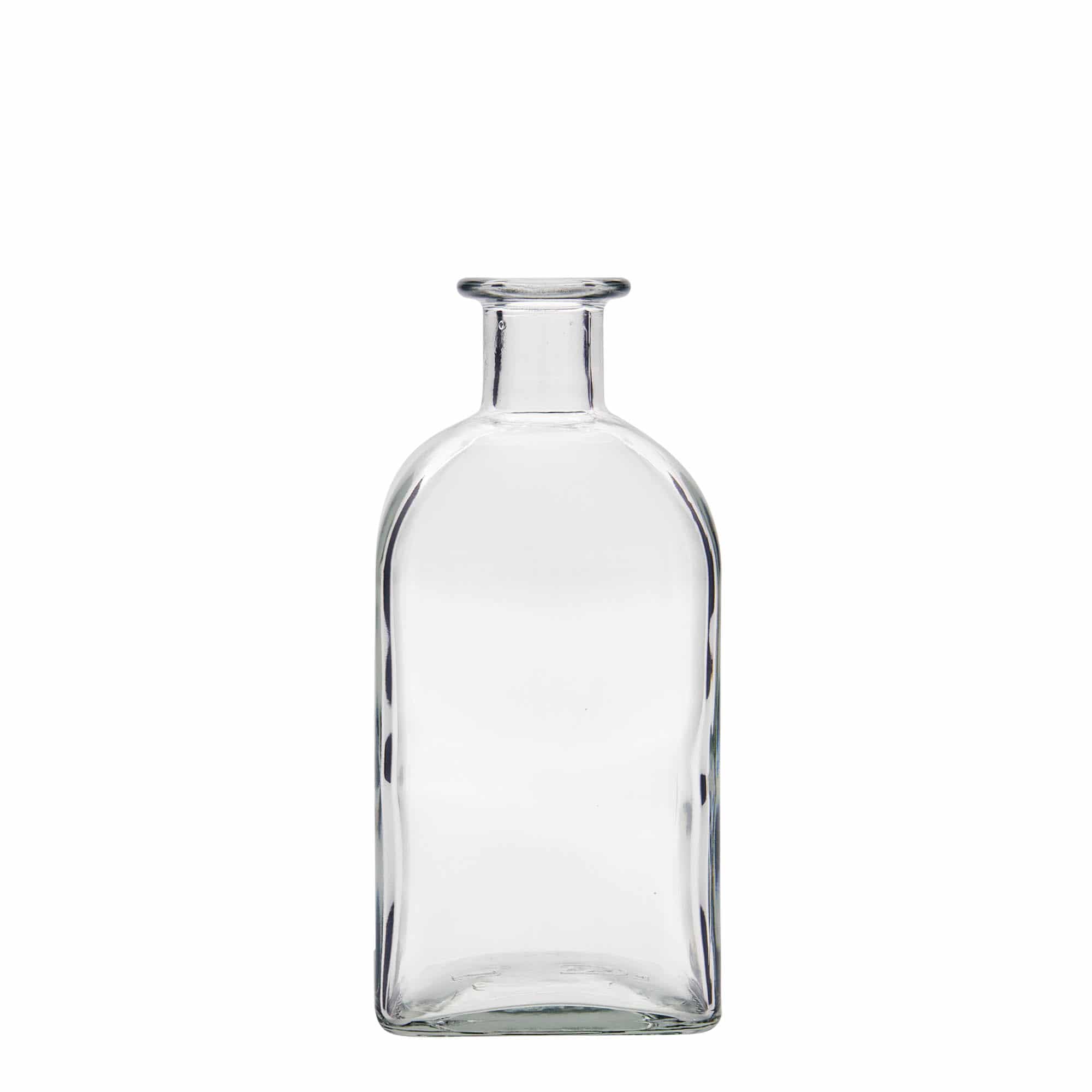 500 ml lekarniška steklenica Carré, kvadratna, ustje: pluta 500 ml lekarniška steklenica Carré, kvadratna, ustje: pluta