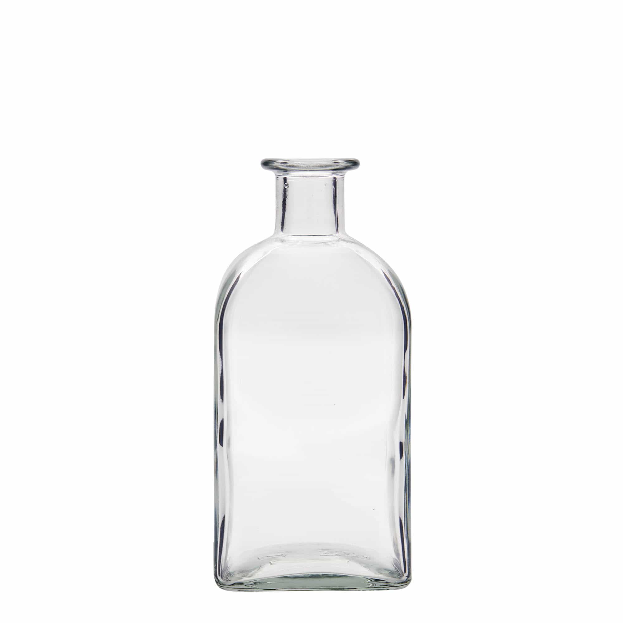 500 ml steklenica Apotekar Carré, kvadratna, odprtina: pluta