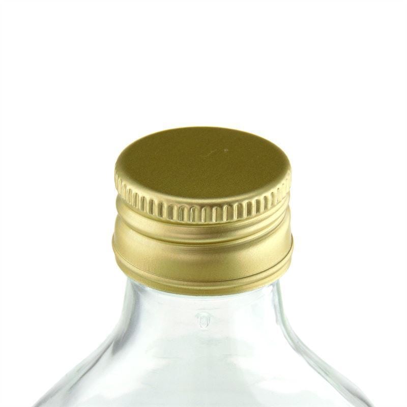 Zavrtni pokrovček, kovina, zlata, za odprtino: PP 28 Zavrtni pokrovček, kovina, zlata, za odprtino: PP 28