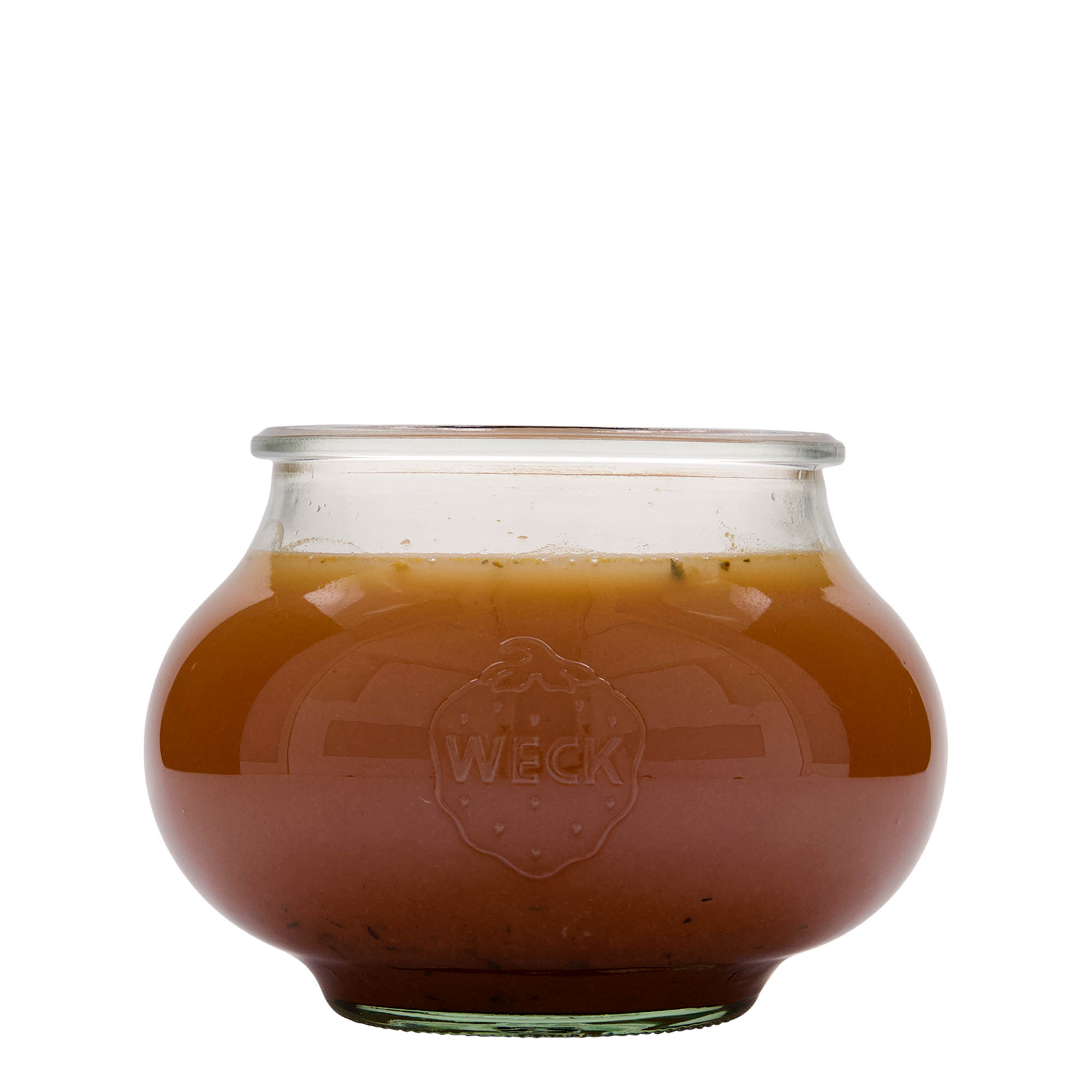 1.062 ml WECK okrasna steklenička, odprtina: okrogli rob