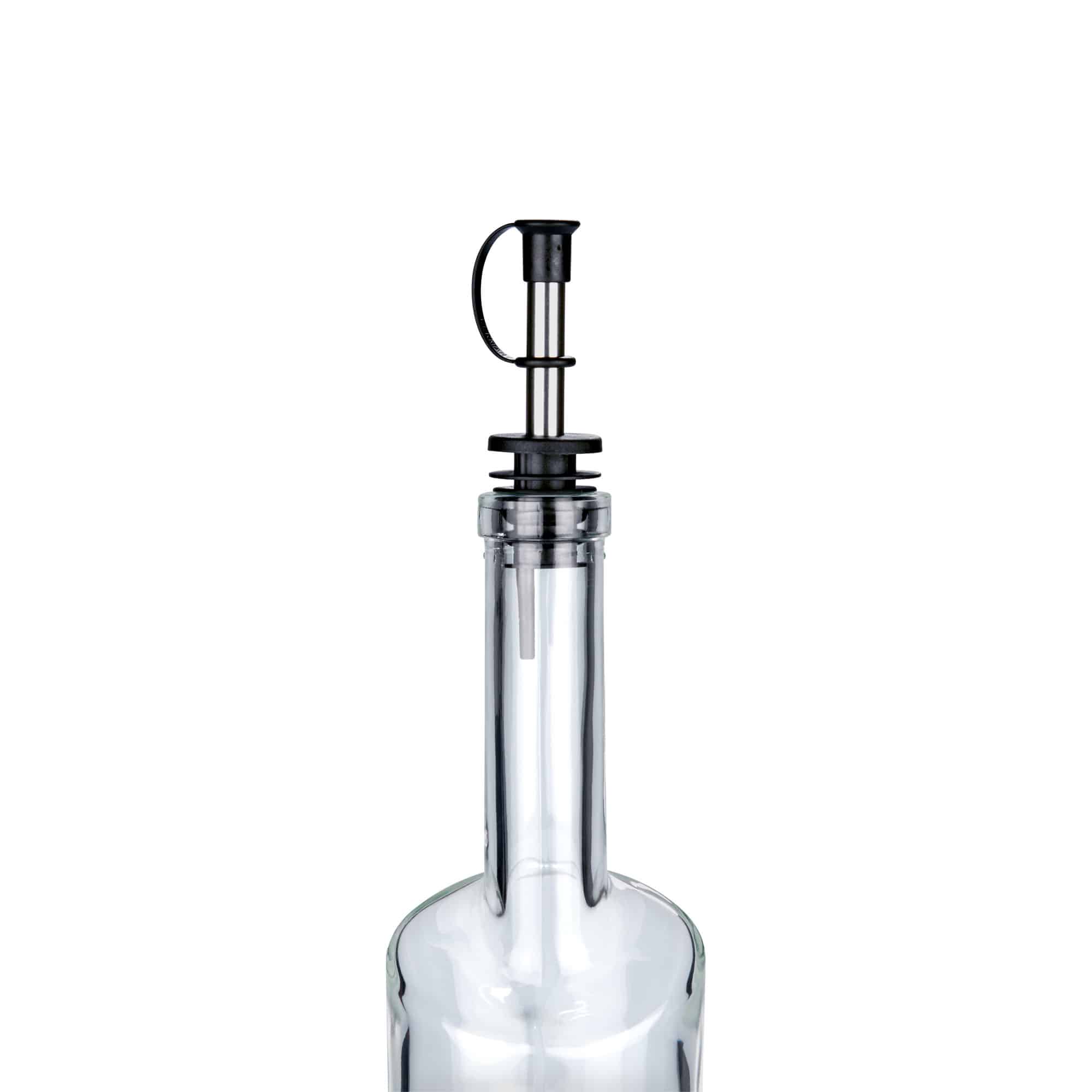 Izlivnik s pokrovom Inox, nerjavno jeklo, srebrna