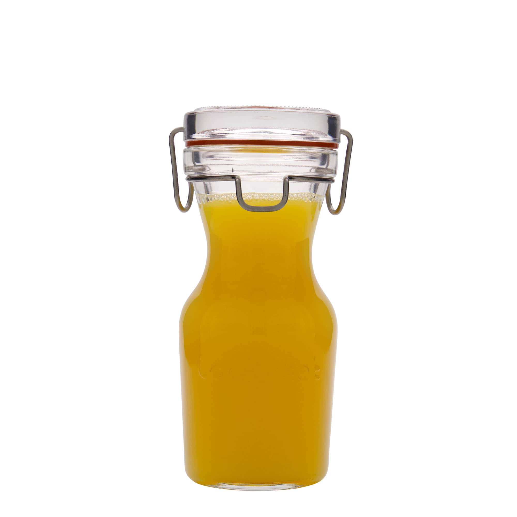250 ml steklena karafa »Lock-Eat«, ustje: zamašek s tesnilom s patentom