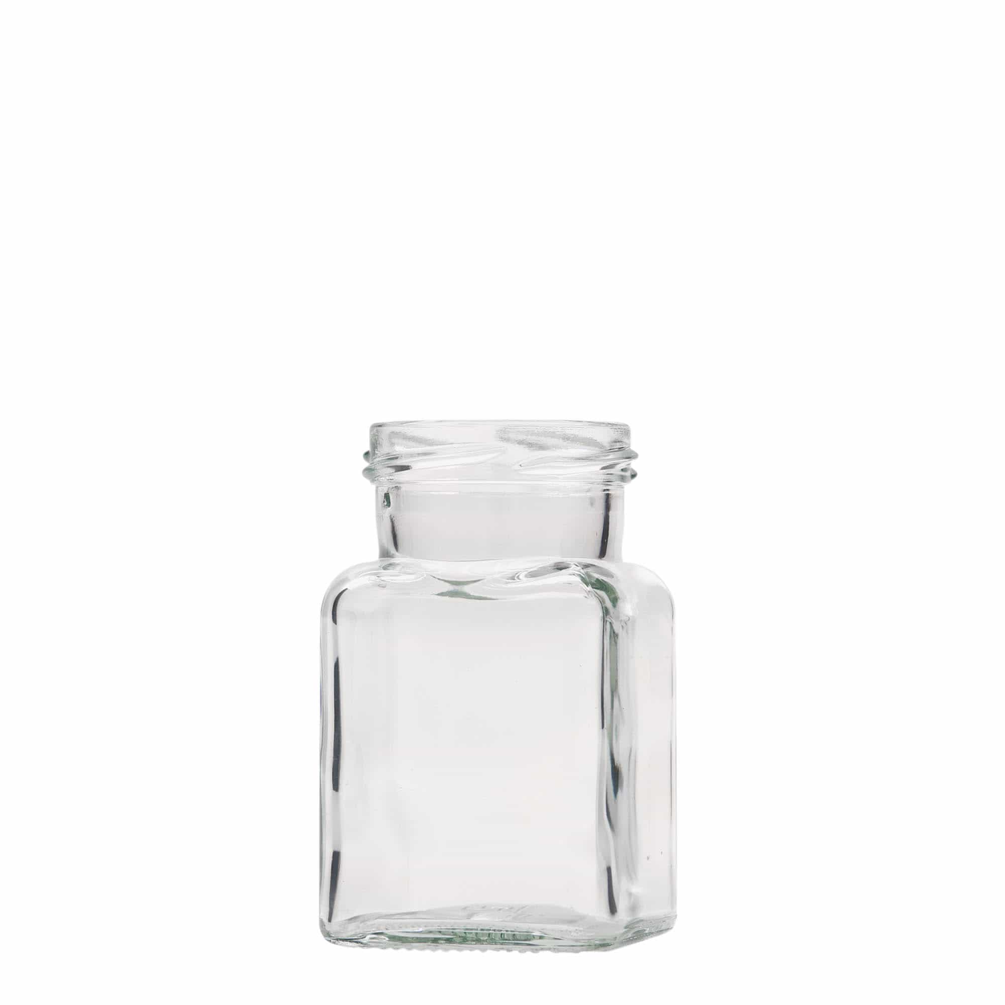 150 ml kvadratni kozarec, odprtina: Twist-Off (TO 53)