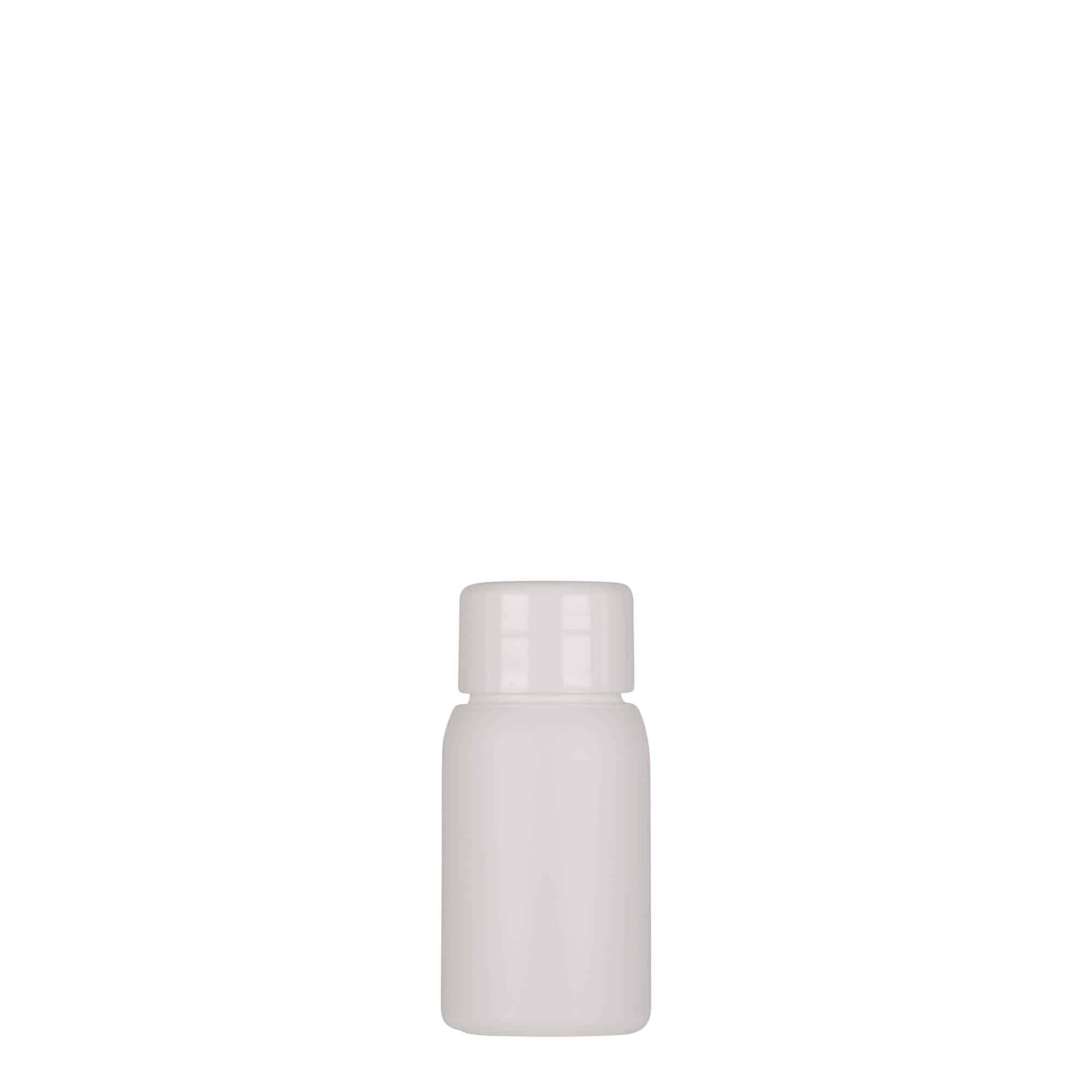 30 ml plastična steklenička 'Tuffy', HDPE, bela, odprtina: 24/410
