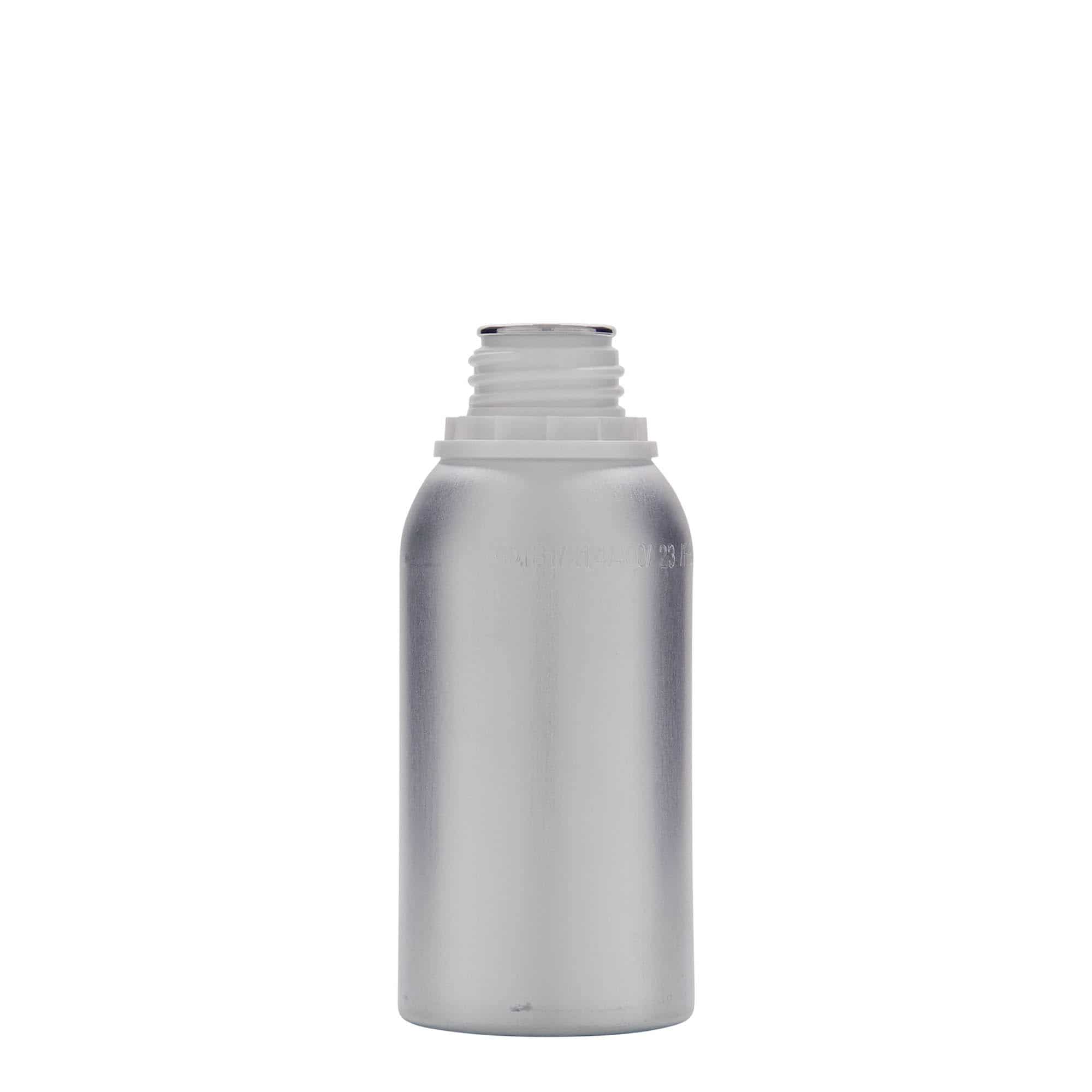 275 ml aluminijasta steklenica, kovinska, srebrna, ustje: DIN 32 275 ml aluminijasta steklenica, kovinska, srebrna, ustje: DIN 32
