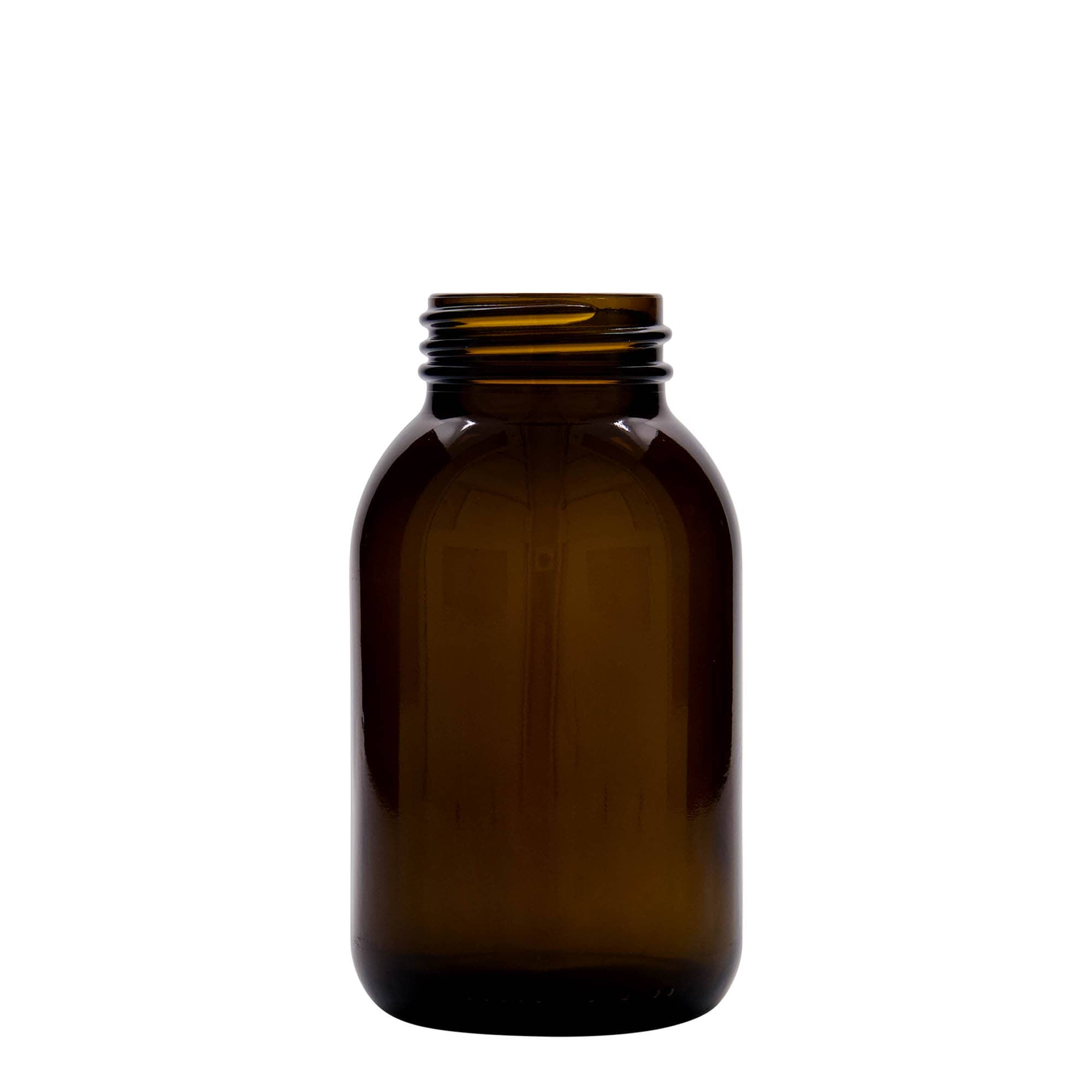 500 ml steklenica z širokim vratom, rjava, odprtina: DIN 55