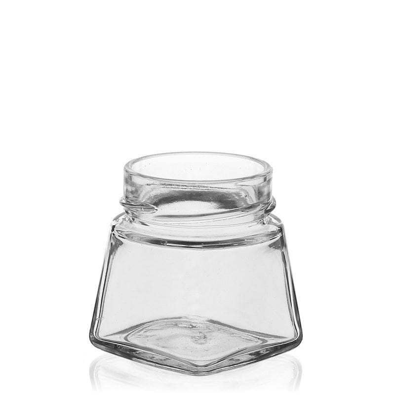 106 ml štirikotni kozarec 'Luxor', odprtina: Deep-Twist-Off (DTO 58)