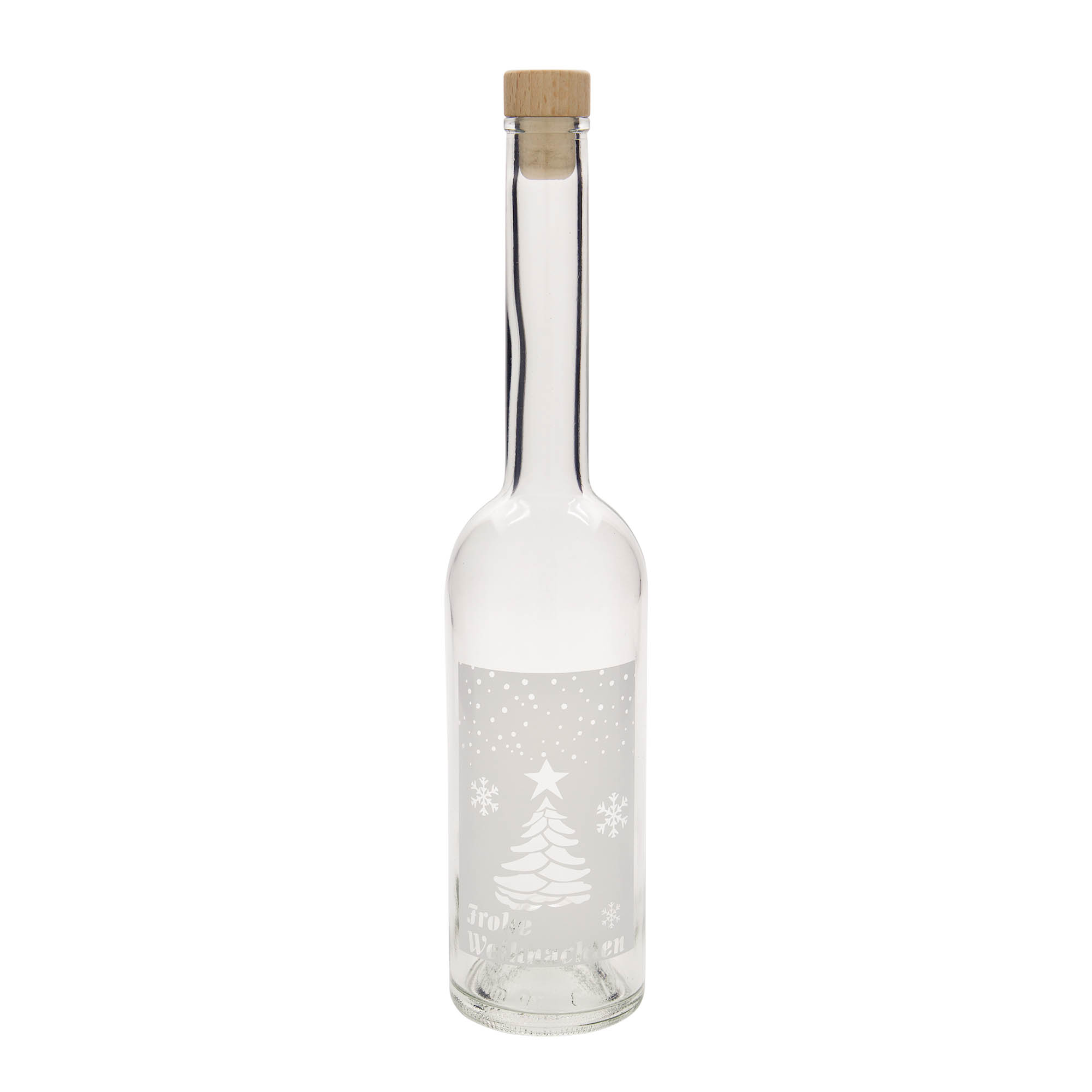500 ml steklenica 'Opera', motiv: Bele božične praznike, odprtina: pluta 500 ml steklenica 'Opera', motiv: Bele božične praznike, odprtina: pluta