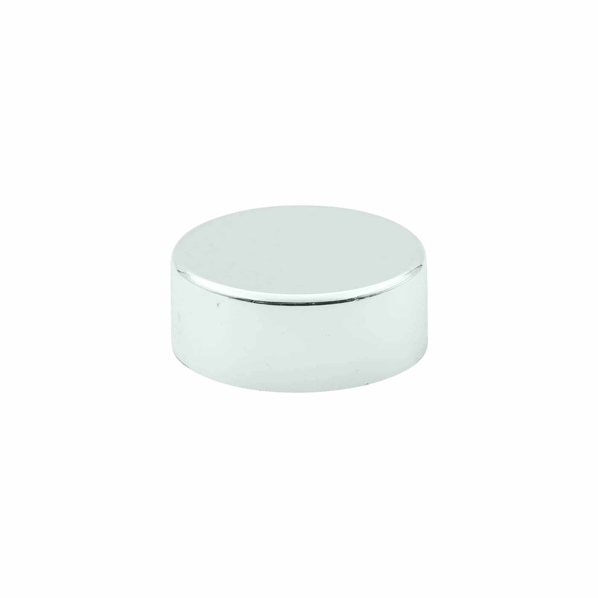 Vijčni pokrovček, ABS-plastika, srebrne barve, za odprtino: GPI 33/400