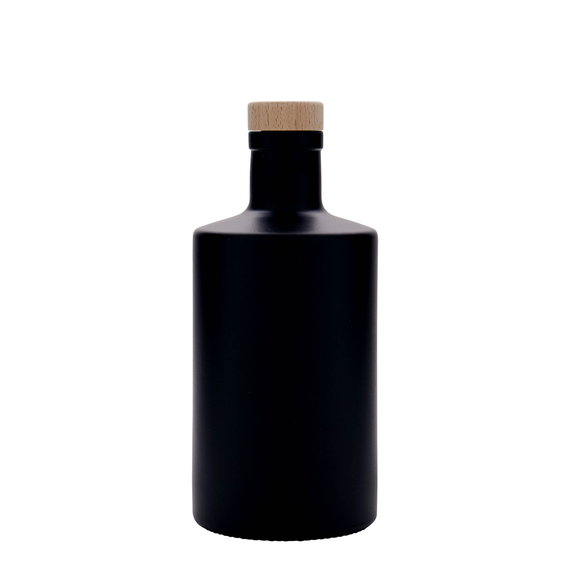 500 ml steklena steklenica 'Caroline', črna, odprtina: zamašek 500 ml steklena steklenica 'Caroline', črna, odprtina: zamašek