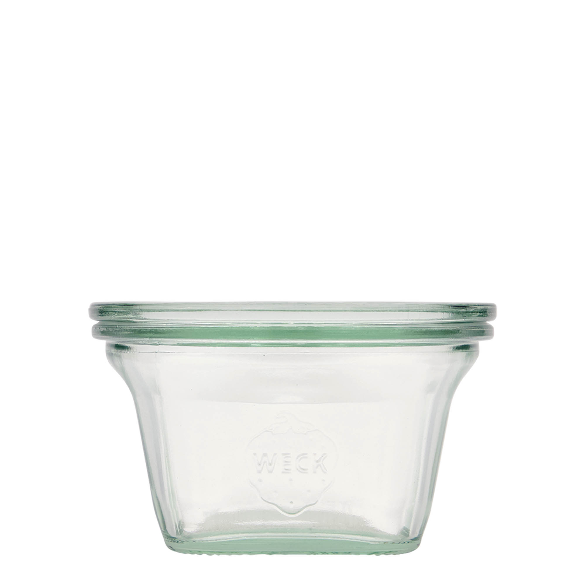 290 ml WECK-Quadrosteklenica, kvadratna, odprtina: okrogla roba 290 ml WECK-Quadrosteklenica, kvadratna, odprtina: okrogla roba