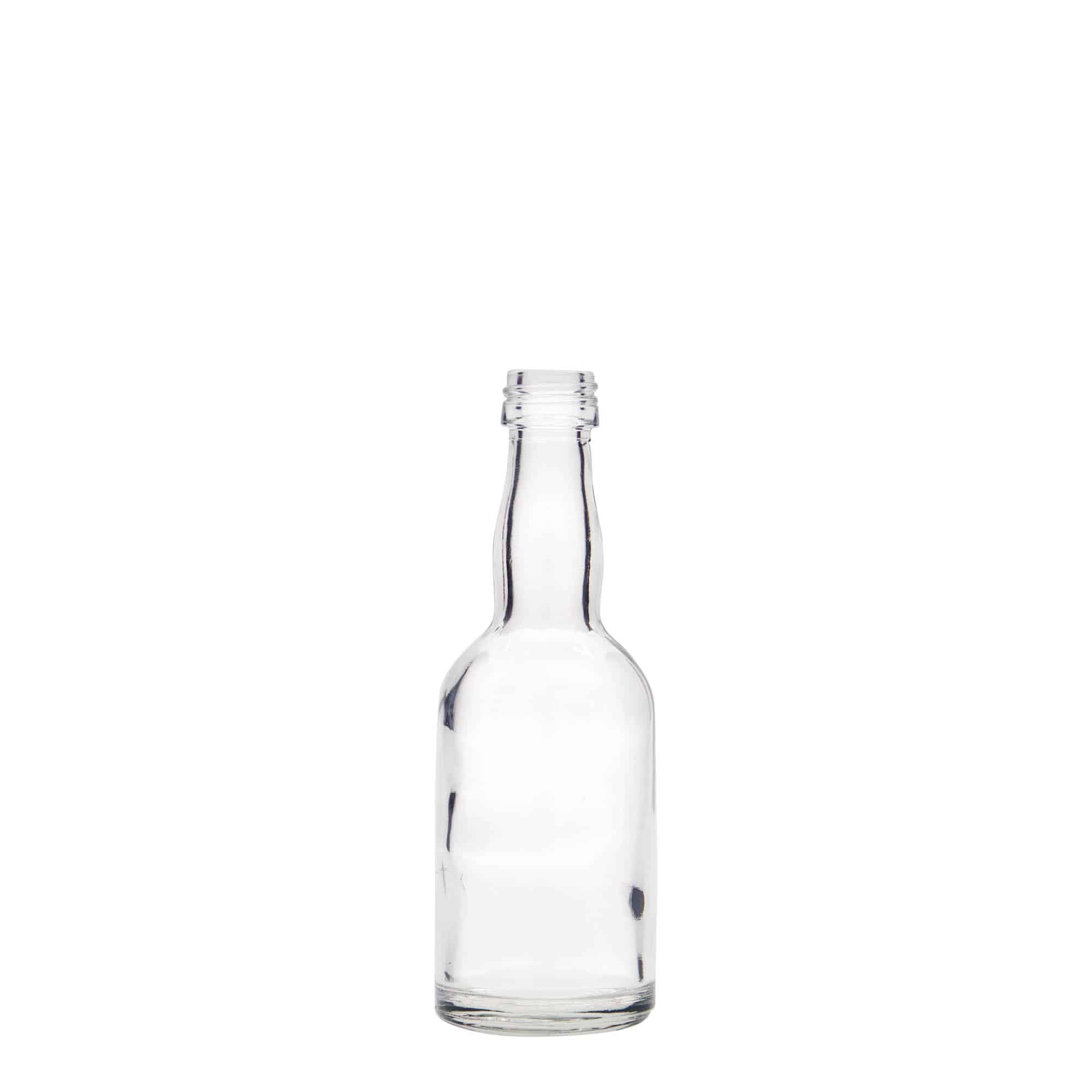 50 ml steklena steklenica »Proba«, ustje: PP 18 50 ml steklena steklenica »Proba«, ustje: PP 18