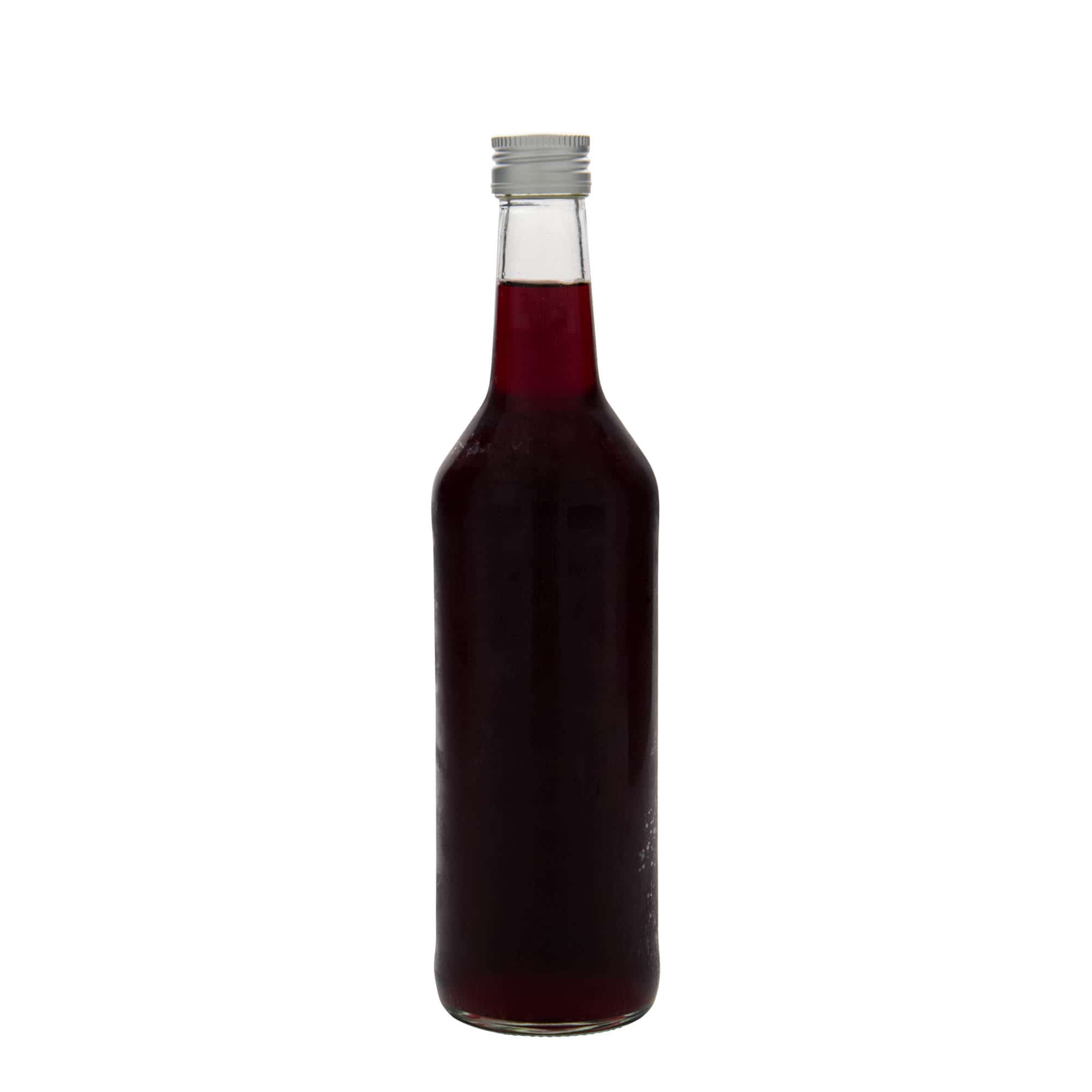 500 ml steklena steklenica z ravnim vratom, odprtina: PP 28