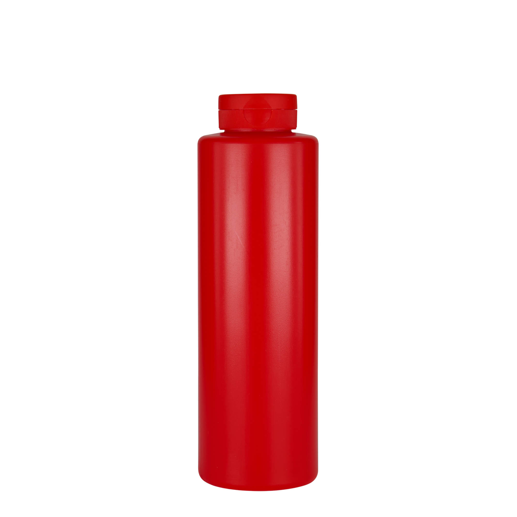 500 ml steklenica za omake, LDPE plastika, rdeča, odprtina: 38/400