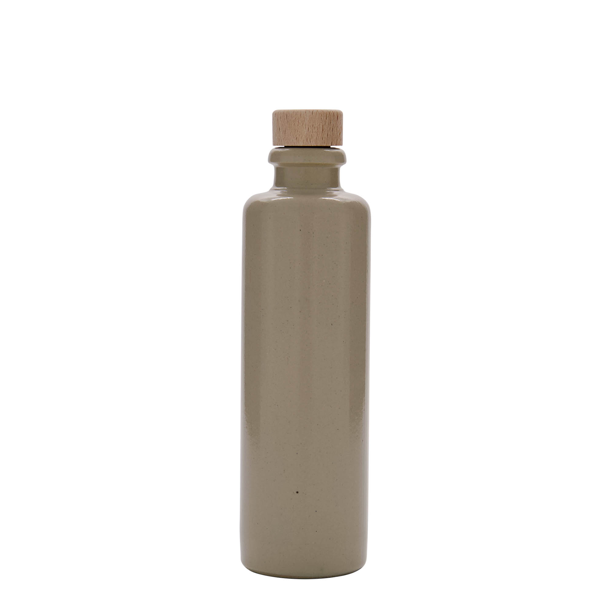 200 ml glineni vrč, kamnita glina, bež, odprtina: pluta