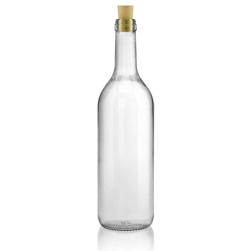 750 ml steklena steklenica »Bordeaux«, ustje: pluta 750 ml steklena steklenica »Bordeaux«, ustje: pluta