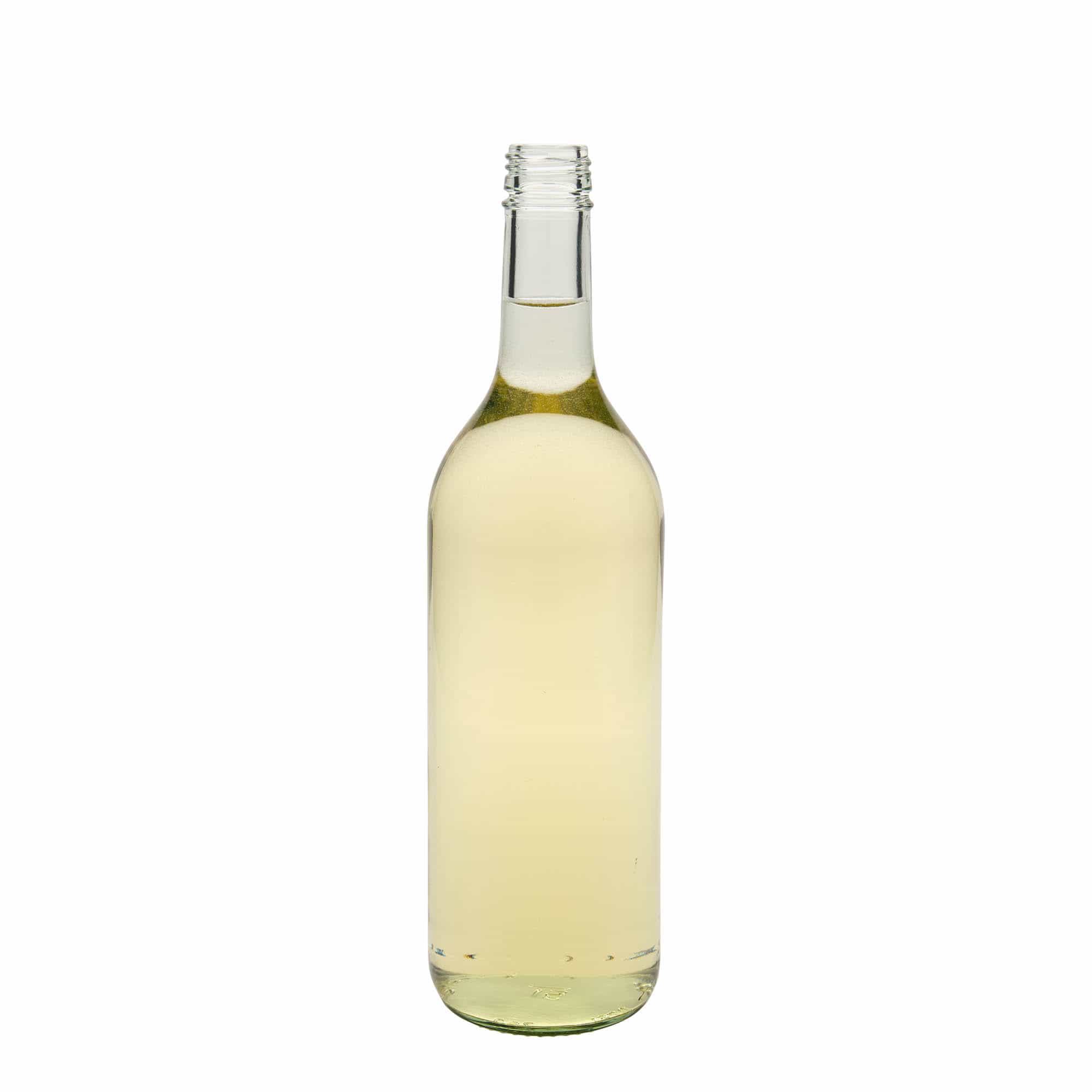 750 ml steklena steklenica »Bordeaux«, ustje: PP 28
