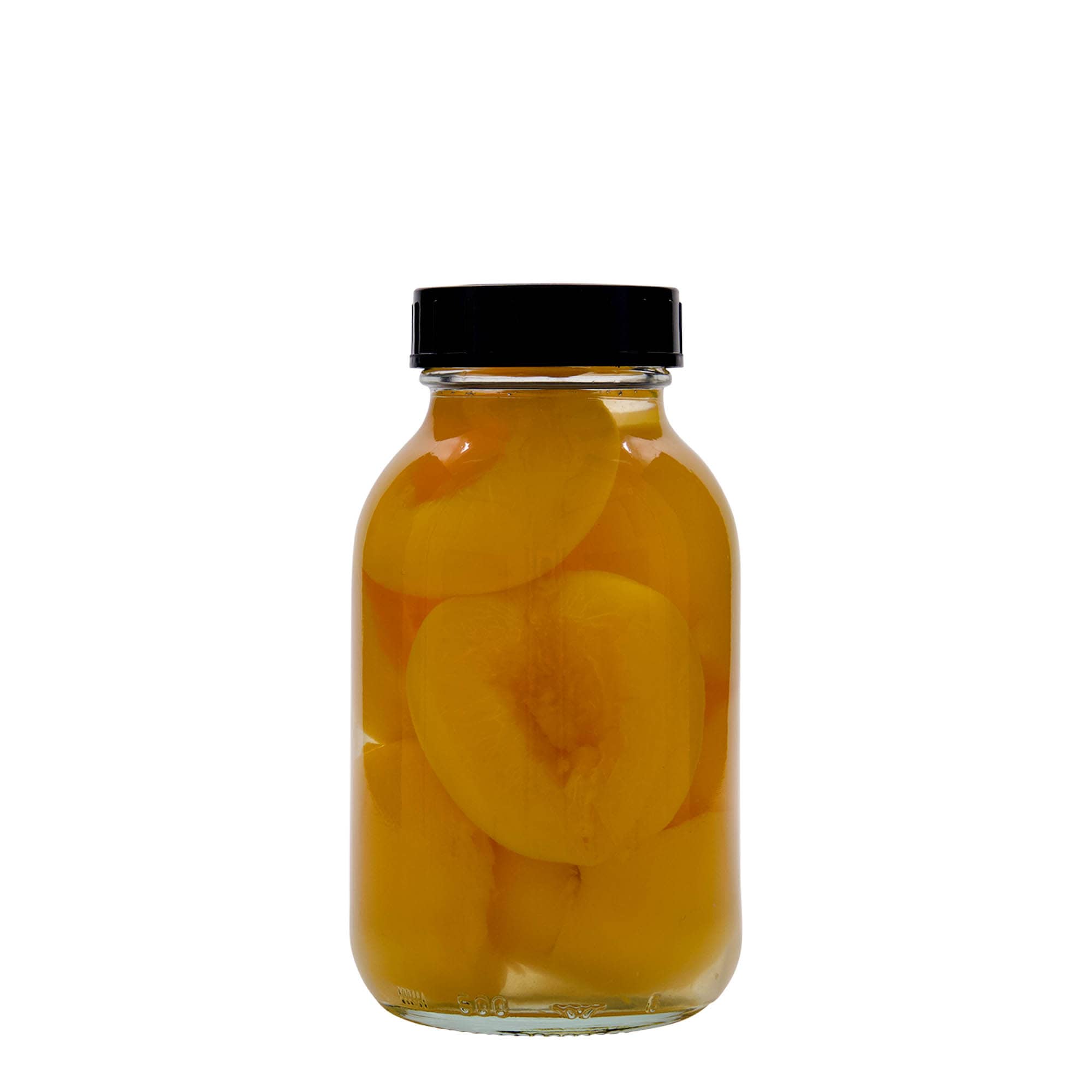 500 ml steklen kozarec z širokim vratom, odprtina: DIN 55
