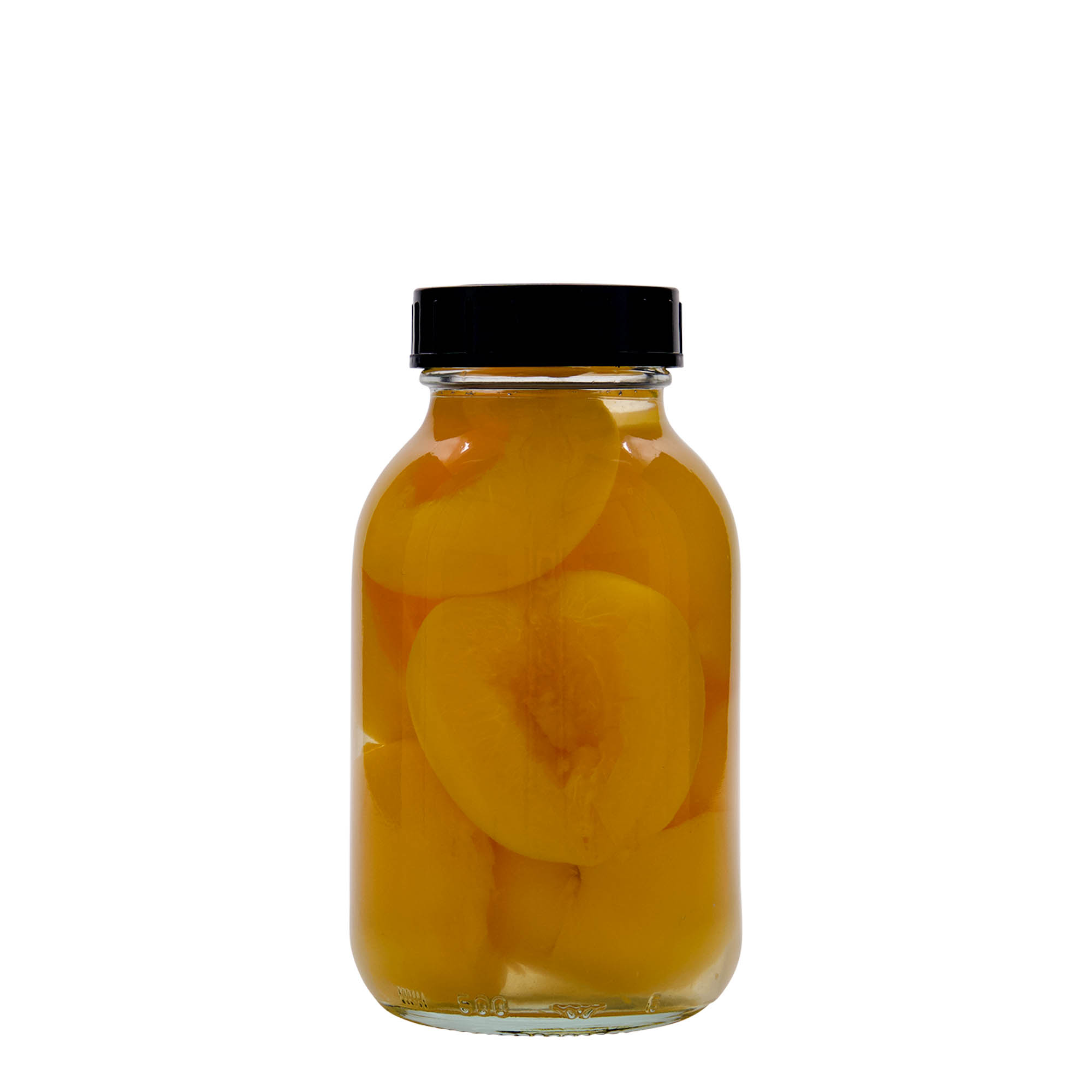 500 ml steklen kozarec z širokim vratom, odprtina: DIN 55