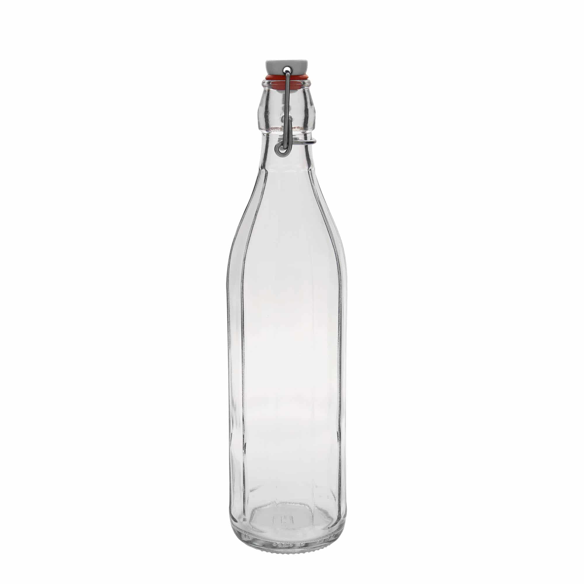 750 ml steklena steklenica »Bravo«, desetkotna, ustje: zamašek s tesnilom
