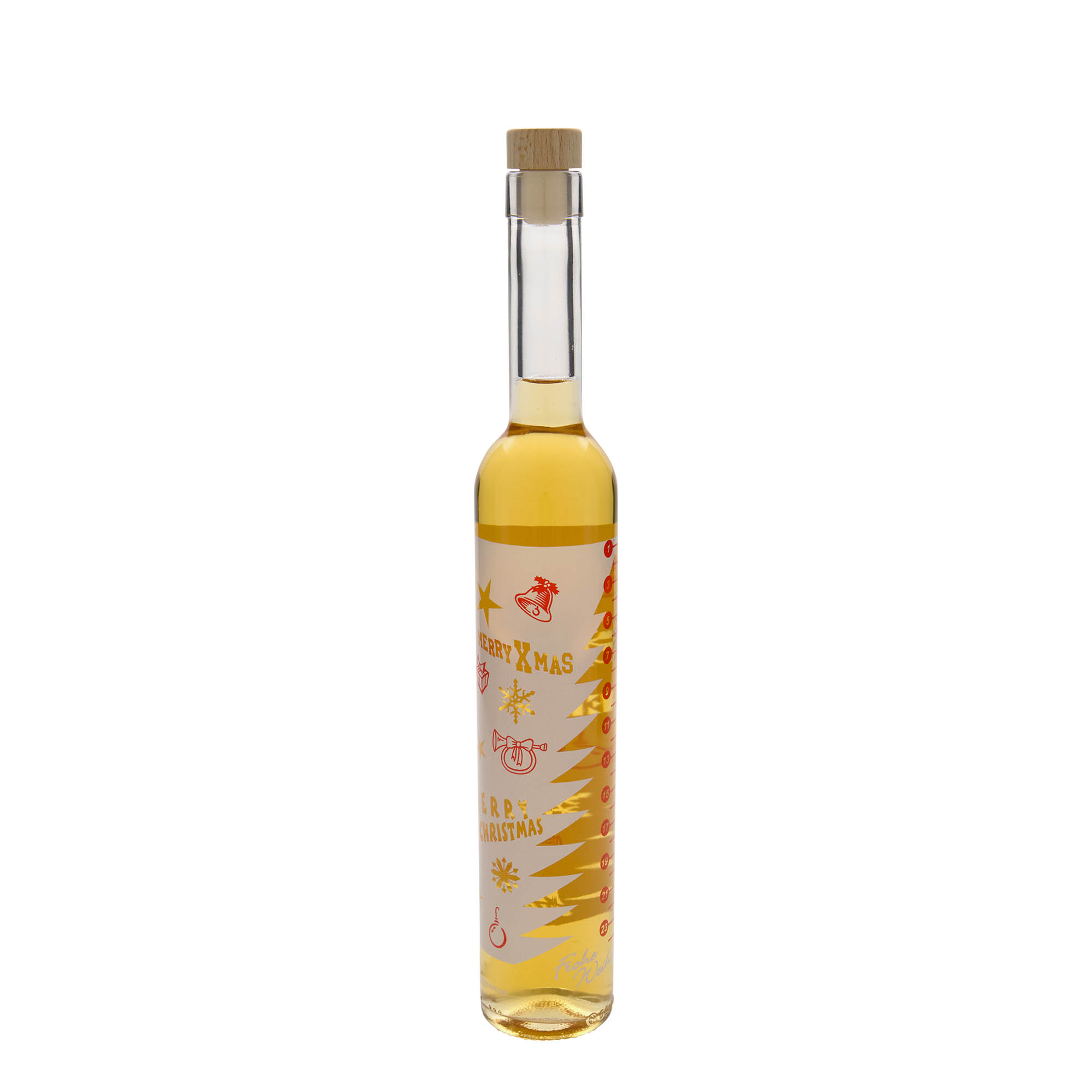 500 ml steklenica Maximo z natiskom 'Adventni koledar', odprtina: pluta 500 ml steklenica Maximo z natiskom 'Adventni koledar', odprtina: pluta