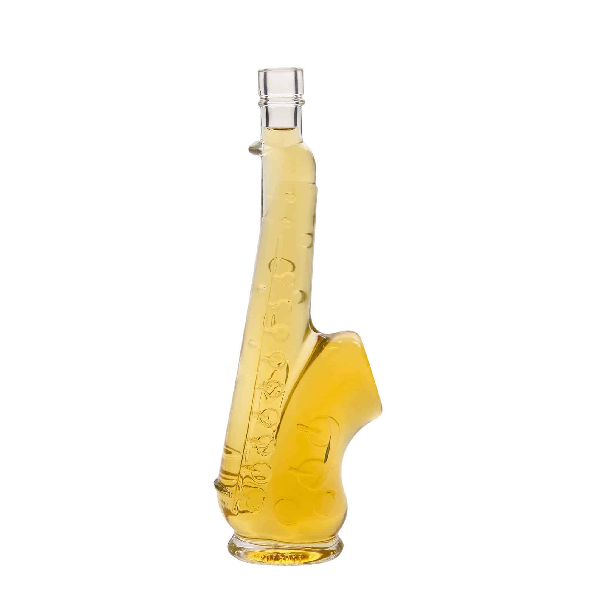 500 ml steklena steklenica »Saksofon«, ustje: pluta