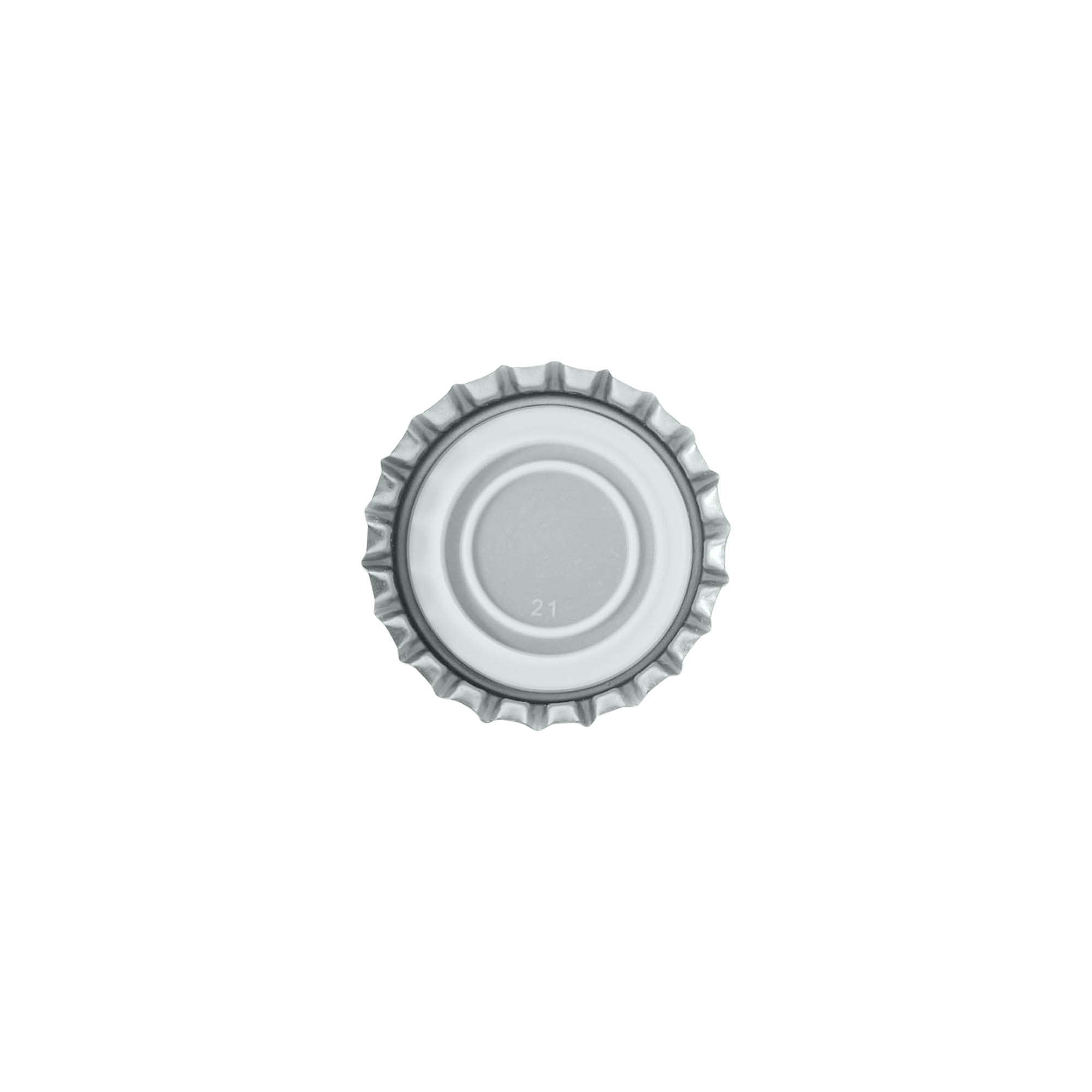 Kronkorki 29 mm, kovina, srebrni Kronkorki 29 mm, kovina, srebrni