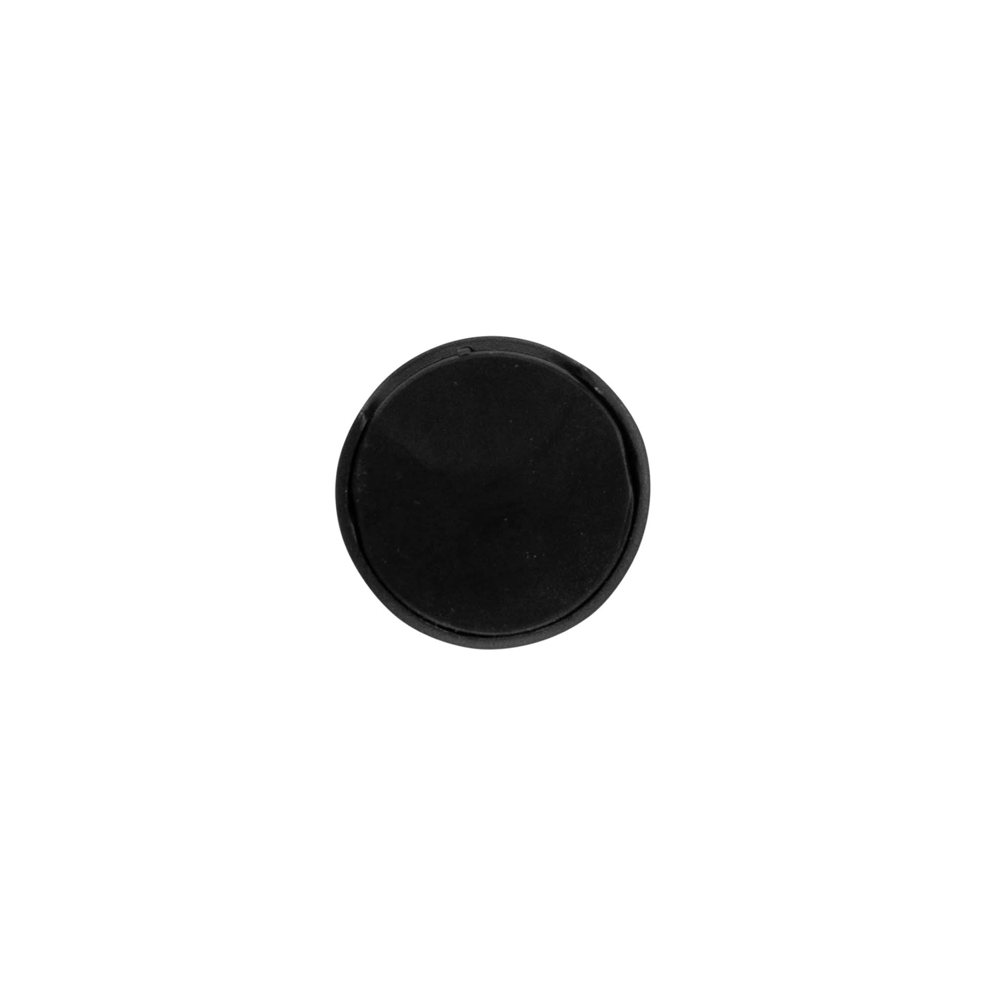 Zavrtni pokrov Disc Top, PP-plastika, črn, za odprtino: 24/410