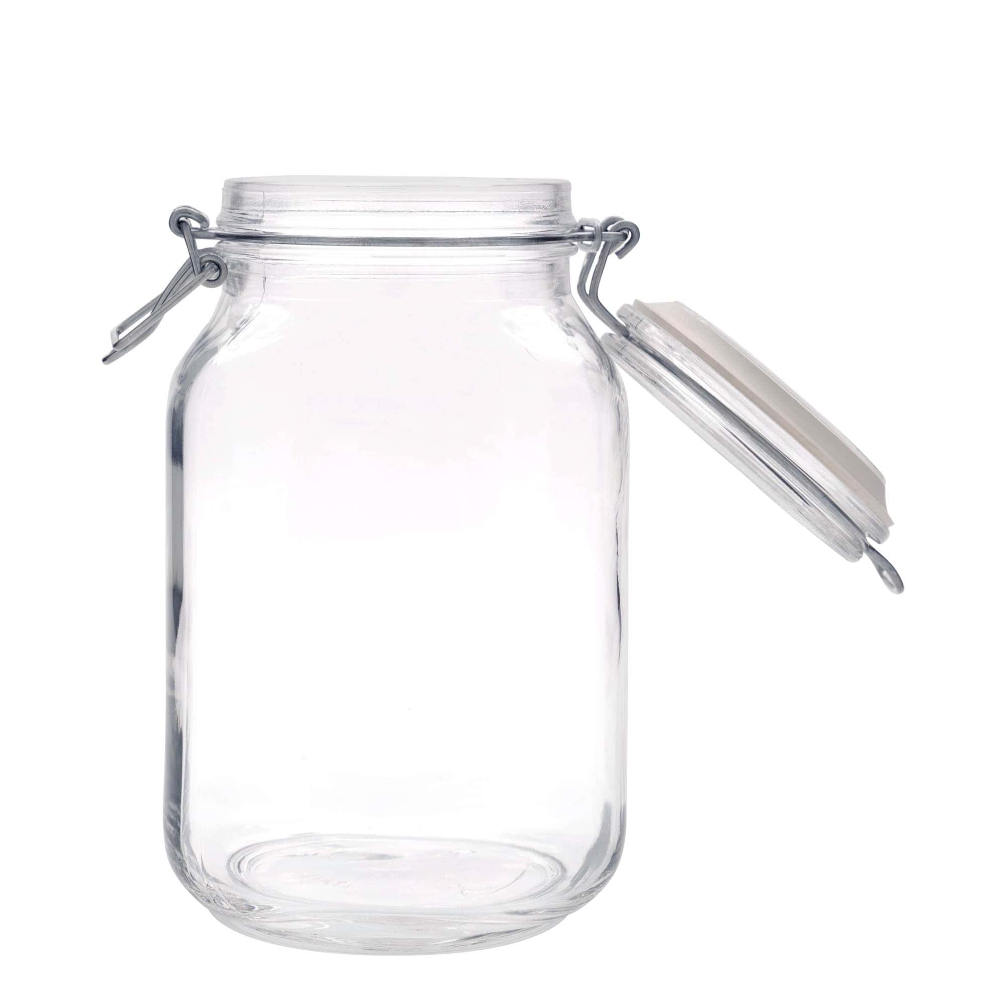 2.000 ml steklenica s kovinskim sponkom 'Fido', kvadratna, odprtina: kovinska sponka 2.000 ml steklenica s kovinskim sponkom 'Fido', kvadratna, odprtina: kovinska sponka