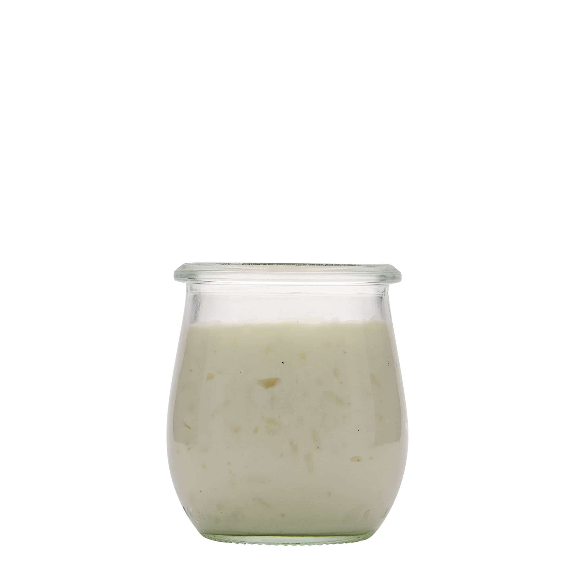 220 ml kozarec v obliki tulipana WECK, ustje: Okrogel rob