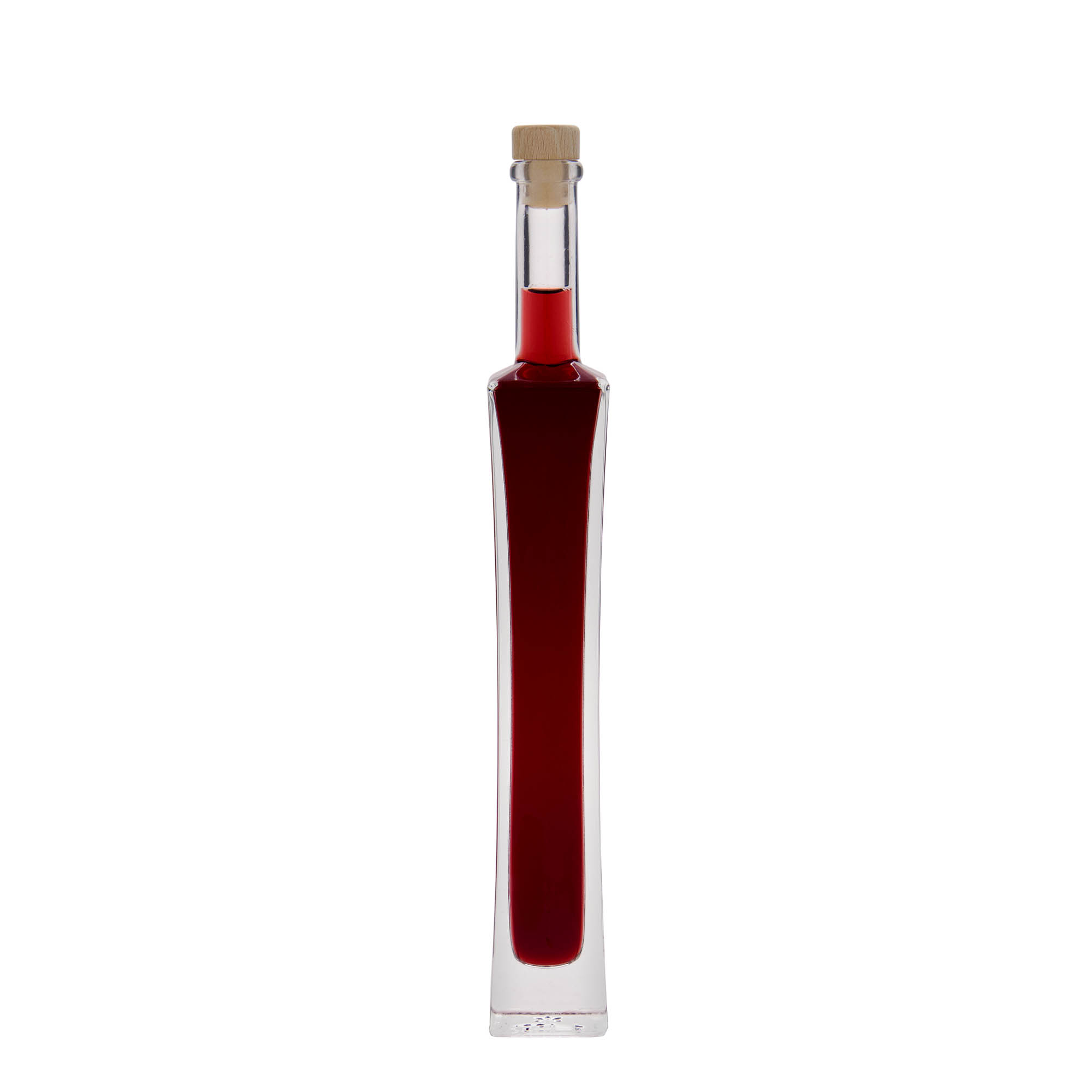 100 ml steklenica 'Koko', kvadratna, odprtina: pluta 100 ml steklenica 'Koko', kvadratna, odprtina: pluta