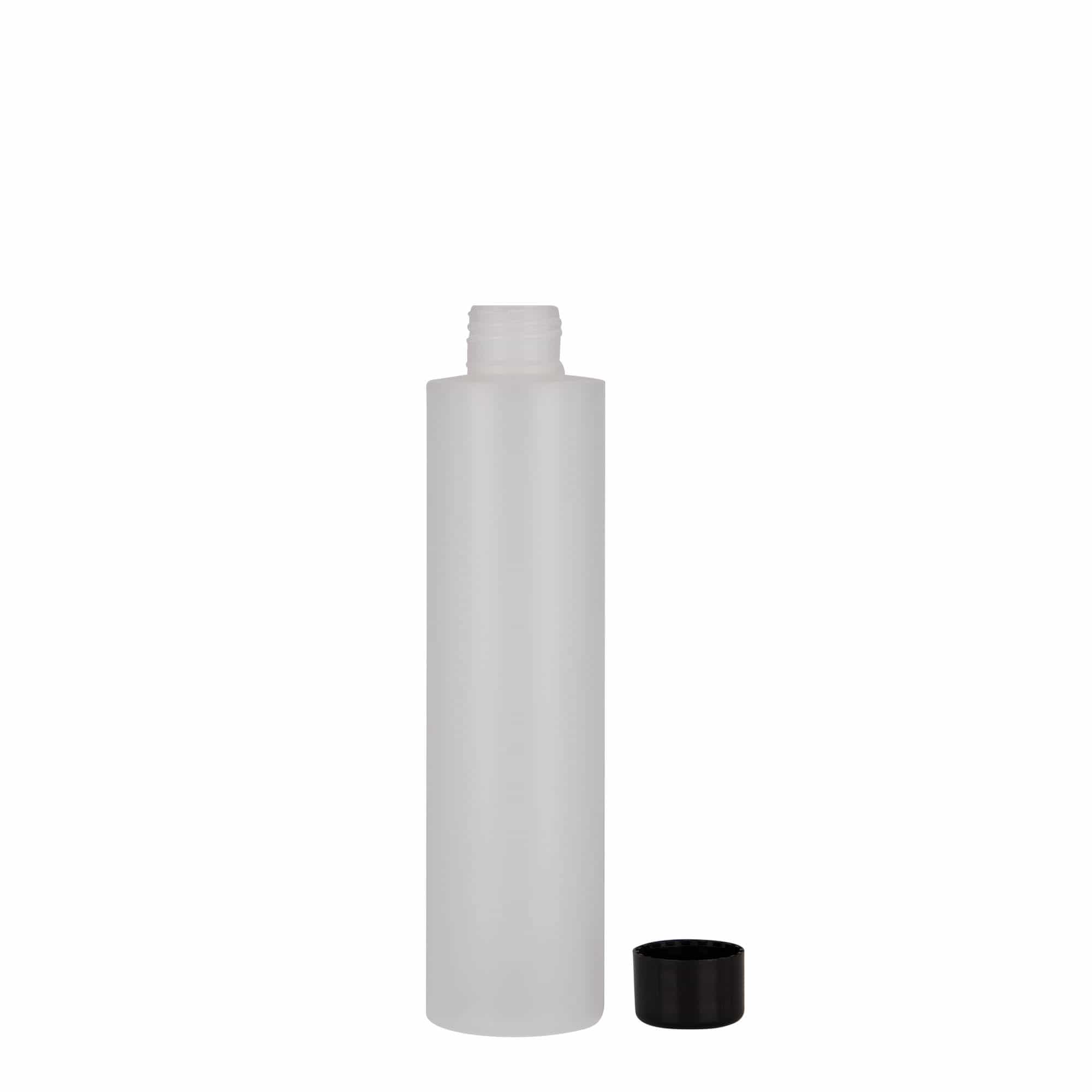 200 ml plastična steklenica 'Pipe', HDPE, naravna, odprtina: 24/410