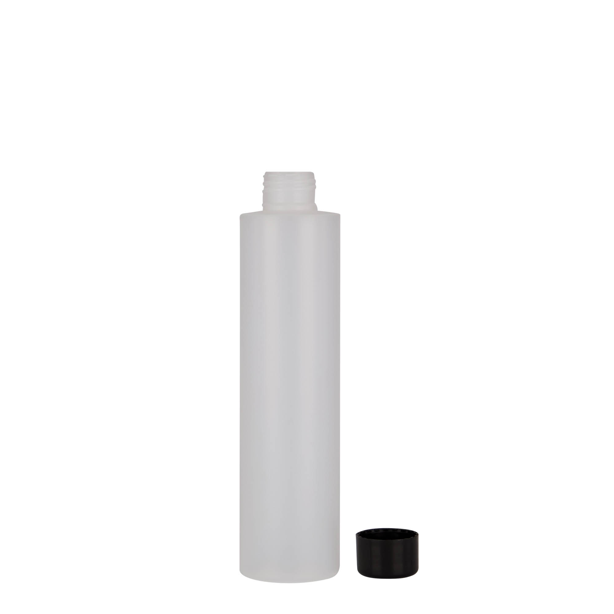 200 ml plastična steklenica 'Pipe', HDPE, naravna, odprtina: 24/410