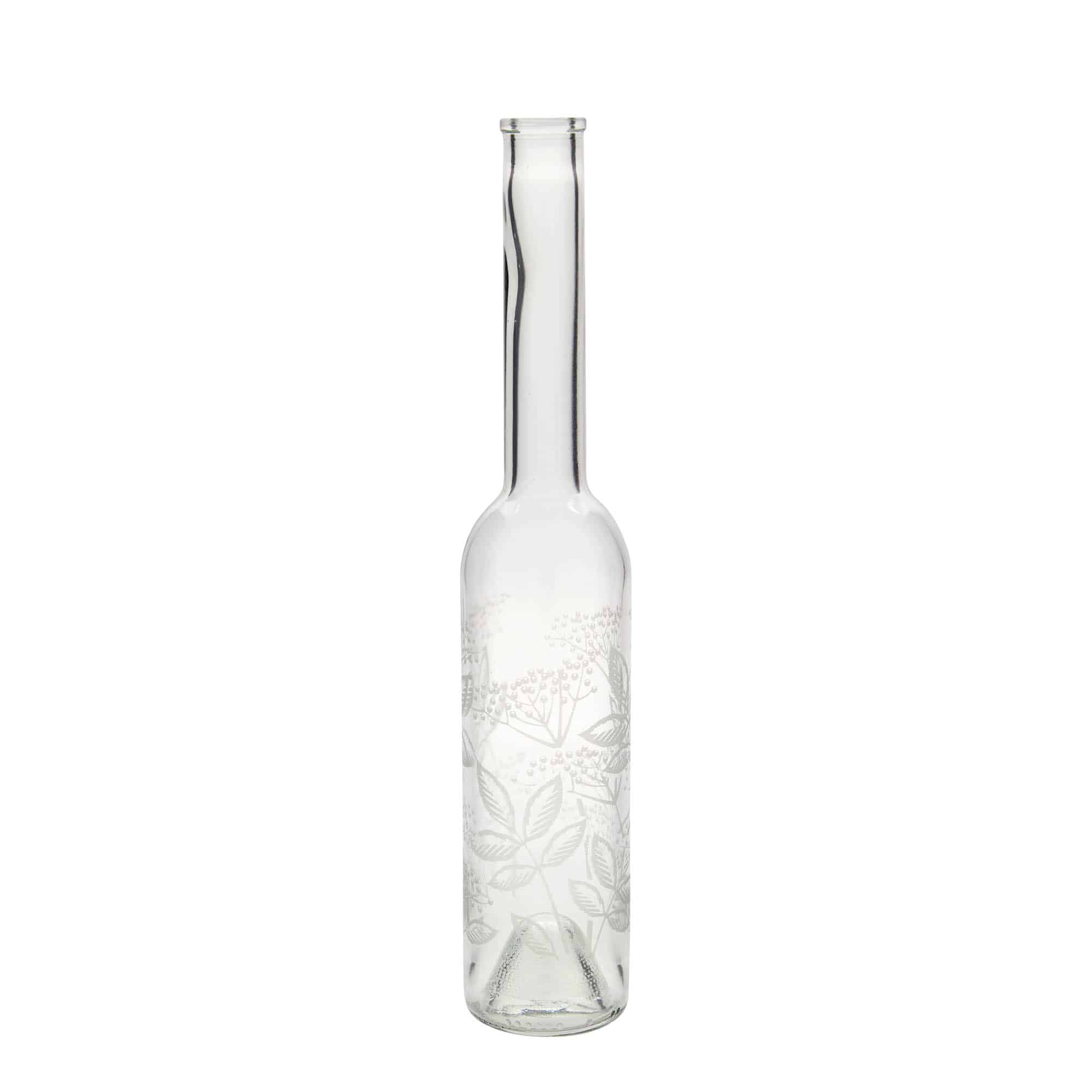 350 ml steklena steklenica »Opera«, motiv: bezeg, ustje: pluta 350 ml steklena steklenica »Opera«, motiv: bezeg, ustje: pluta