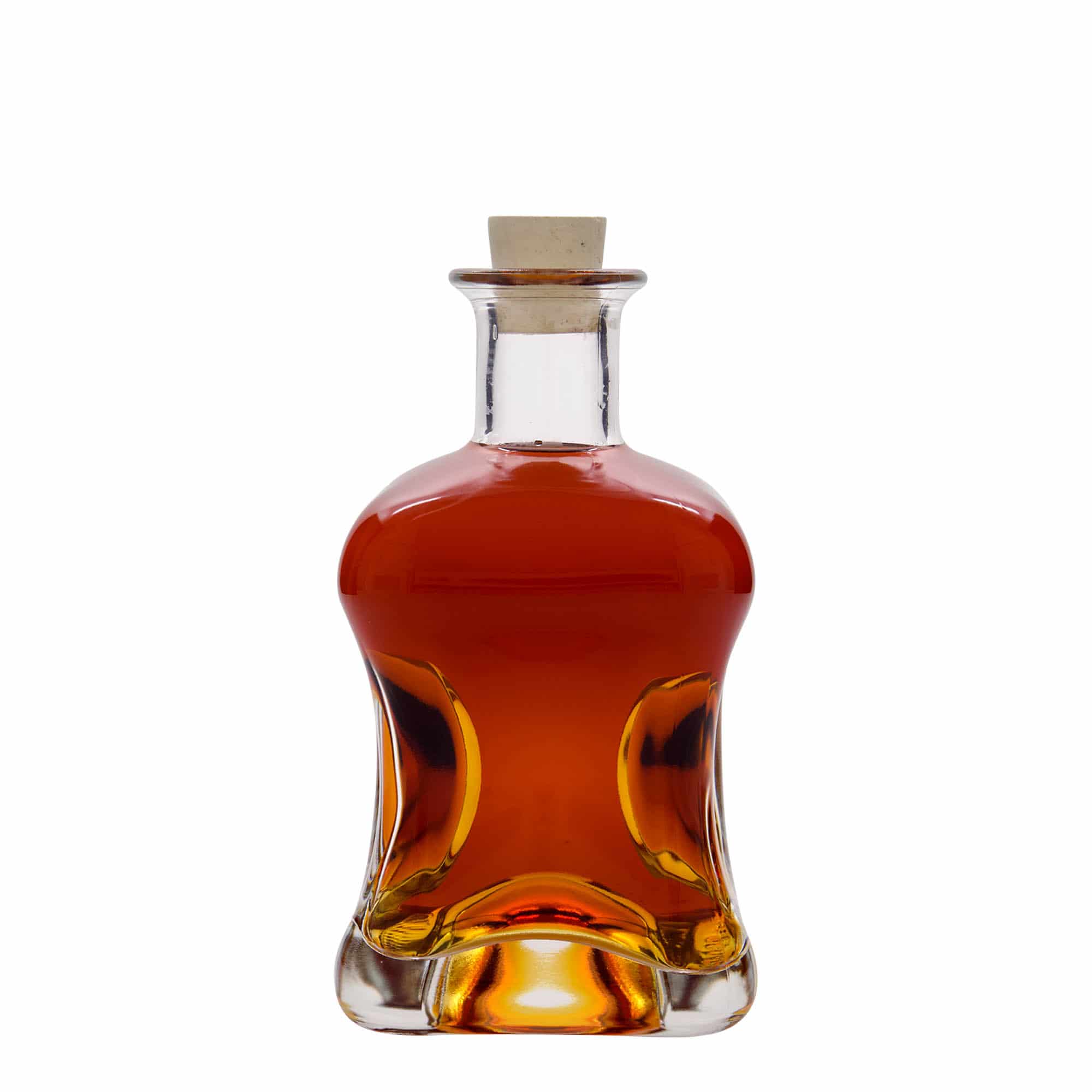 500 ml steklena steklenica »Dublin«, kvadratna, ustje: pluta