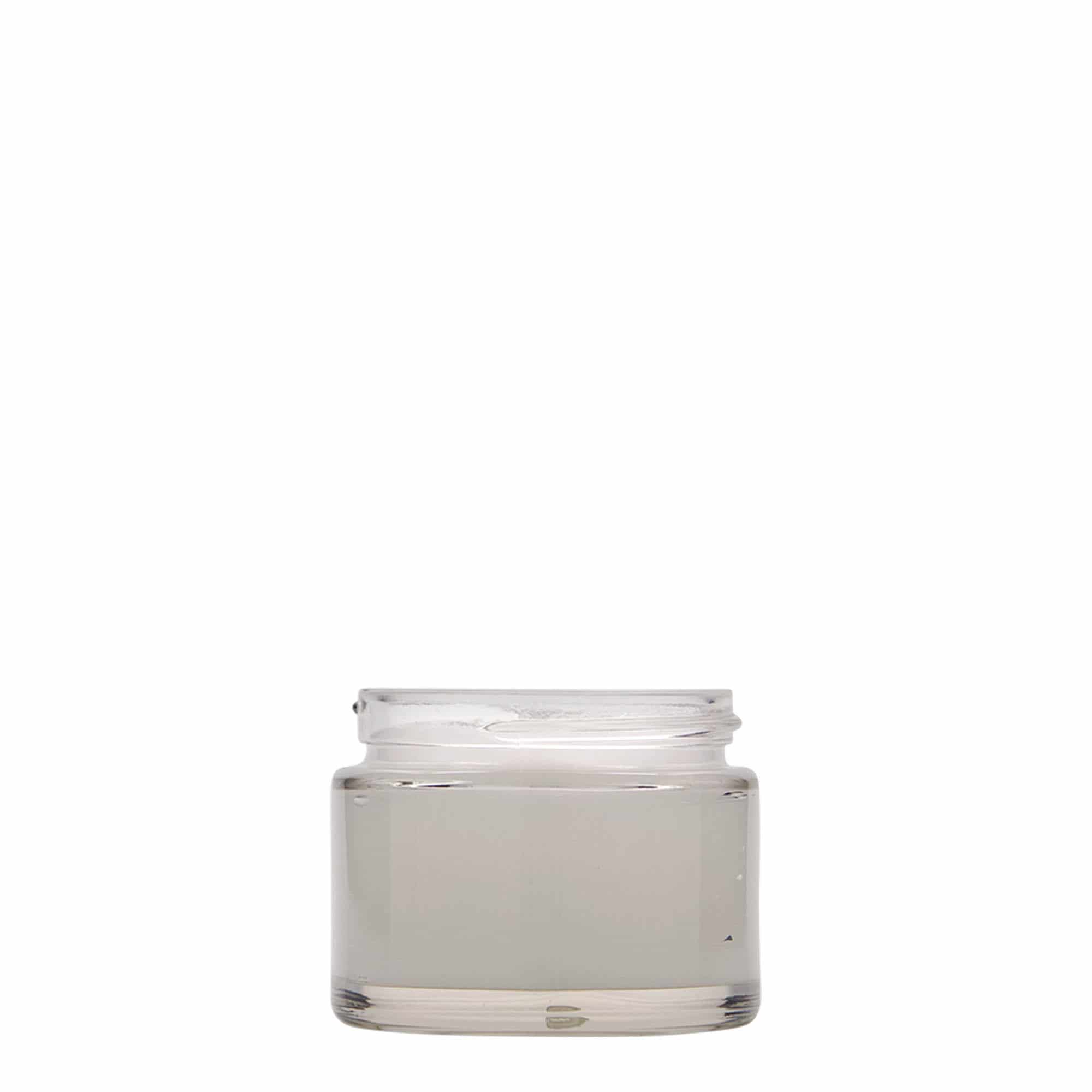 50 ml lonček »Beauty«, steklo, ustje: navojni zamašek