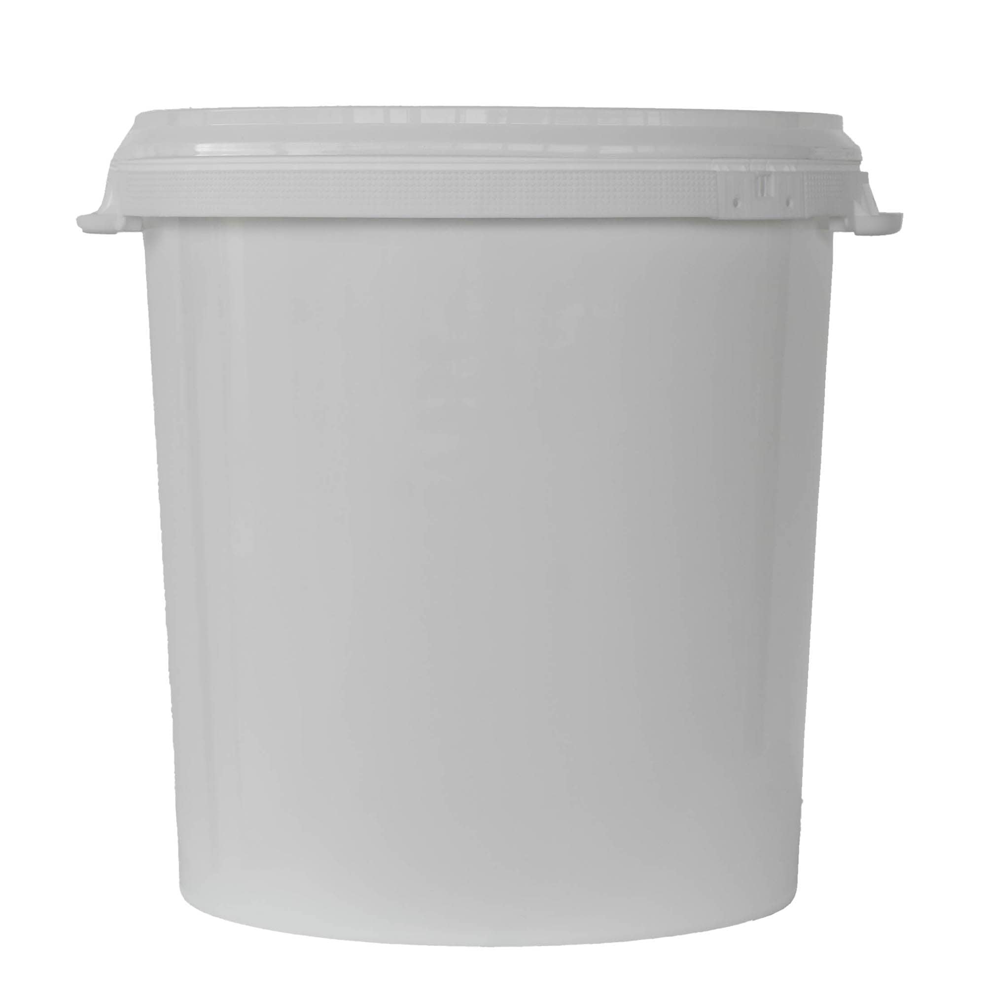 30 l vedro, PP-plastika, belo