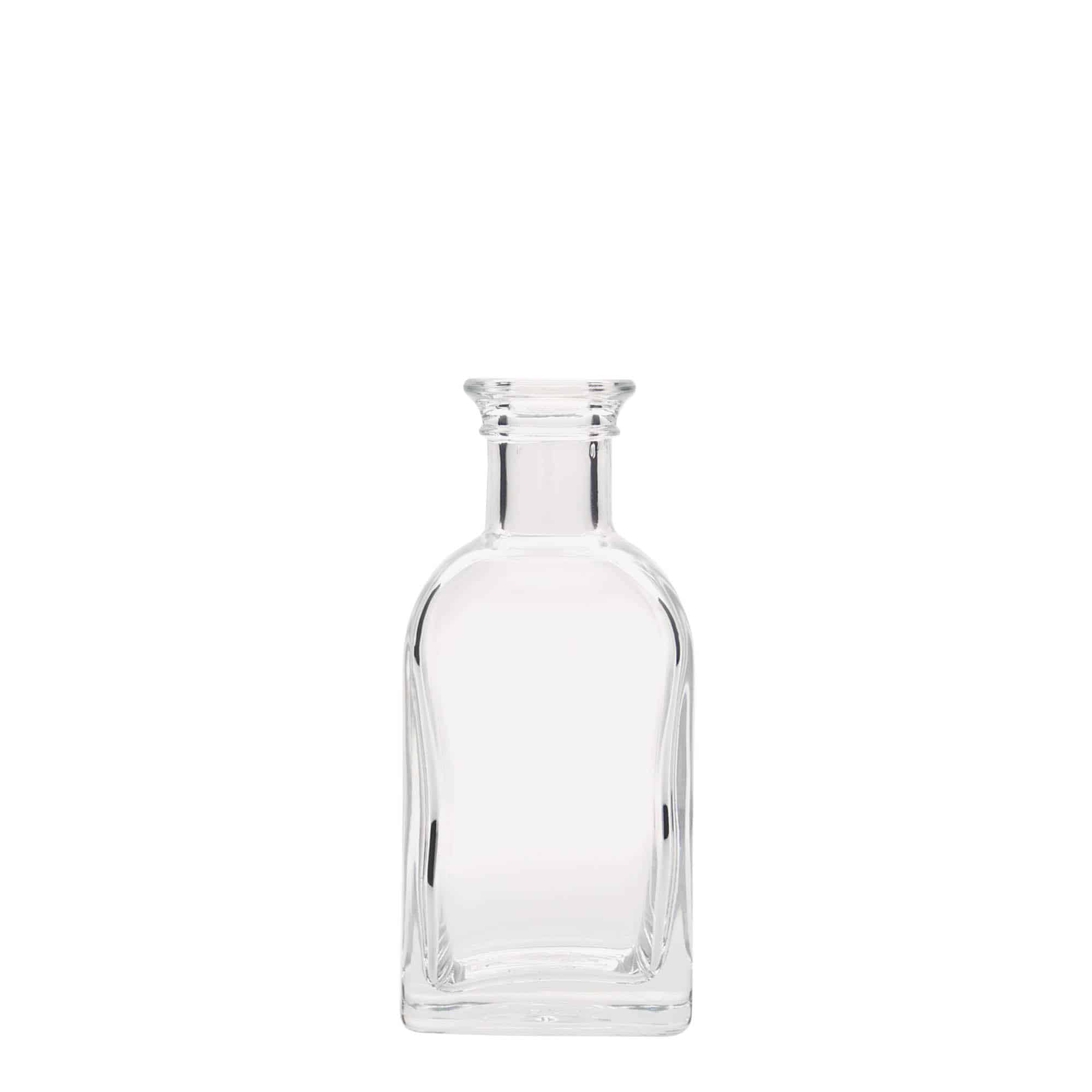 100 ml lekarniška steklenica Carré, kvadratna, ustje: pluta 100 ml lekarniška steklenica Carré, kvadratna, ustje: pluta