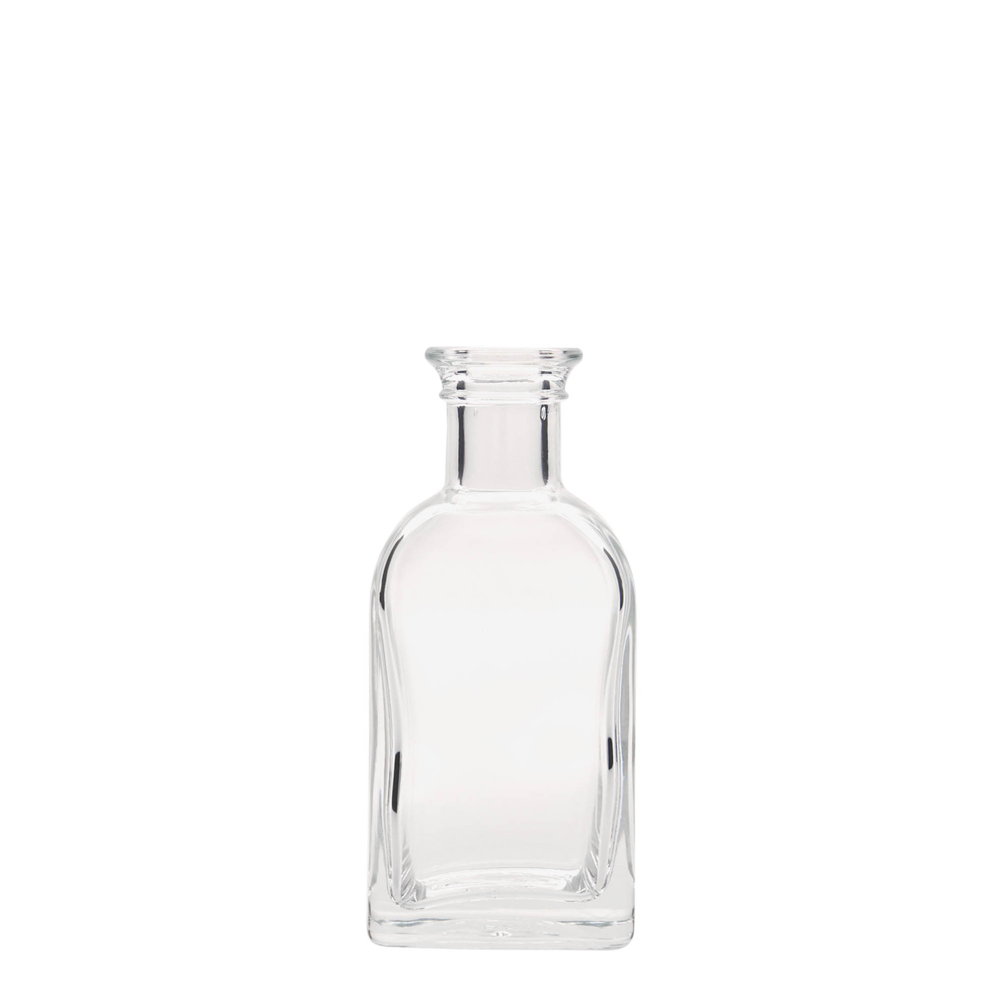 100 ml steklenička Apotheker Carré, kvadratna, odprtina: pluta 100 ml steklenička Apotheker Carré, kvadratna, odprtina: pluta