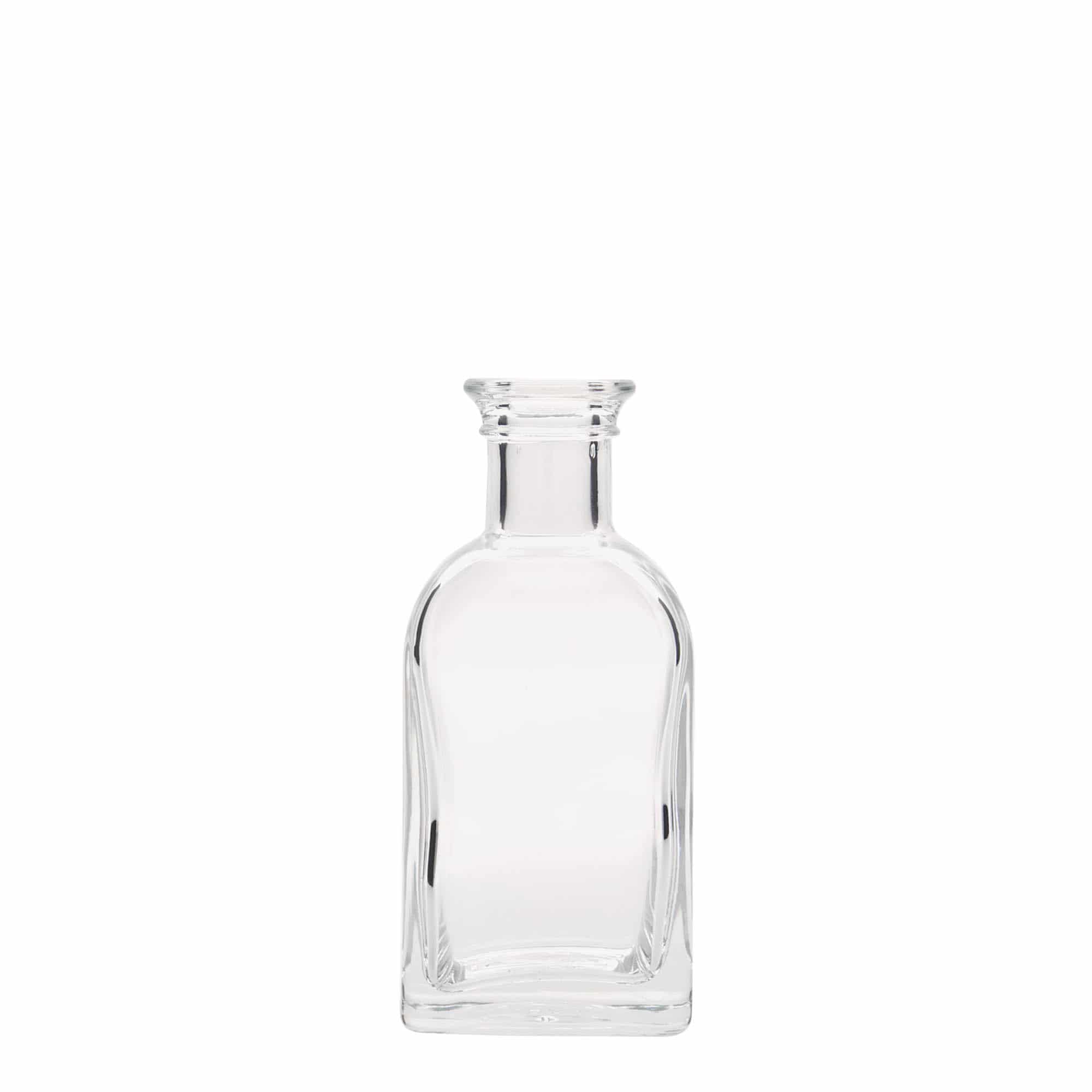 100 ml steklenička Apotheker Carré, kvadratna, odprtina: pluta